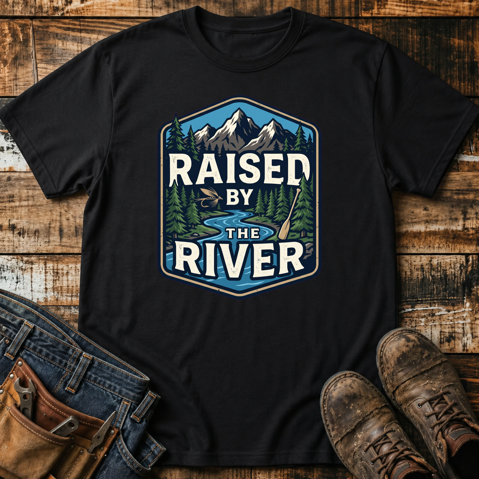 Raised by the River T-Shirt