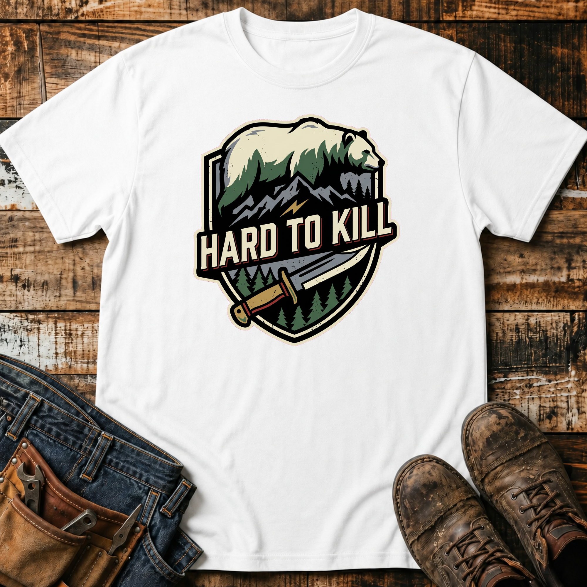 Hard To Kill Bear T-Shirt