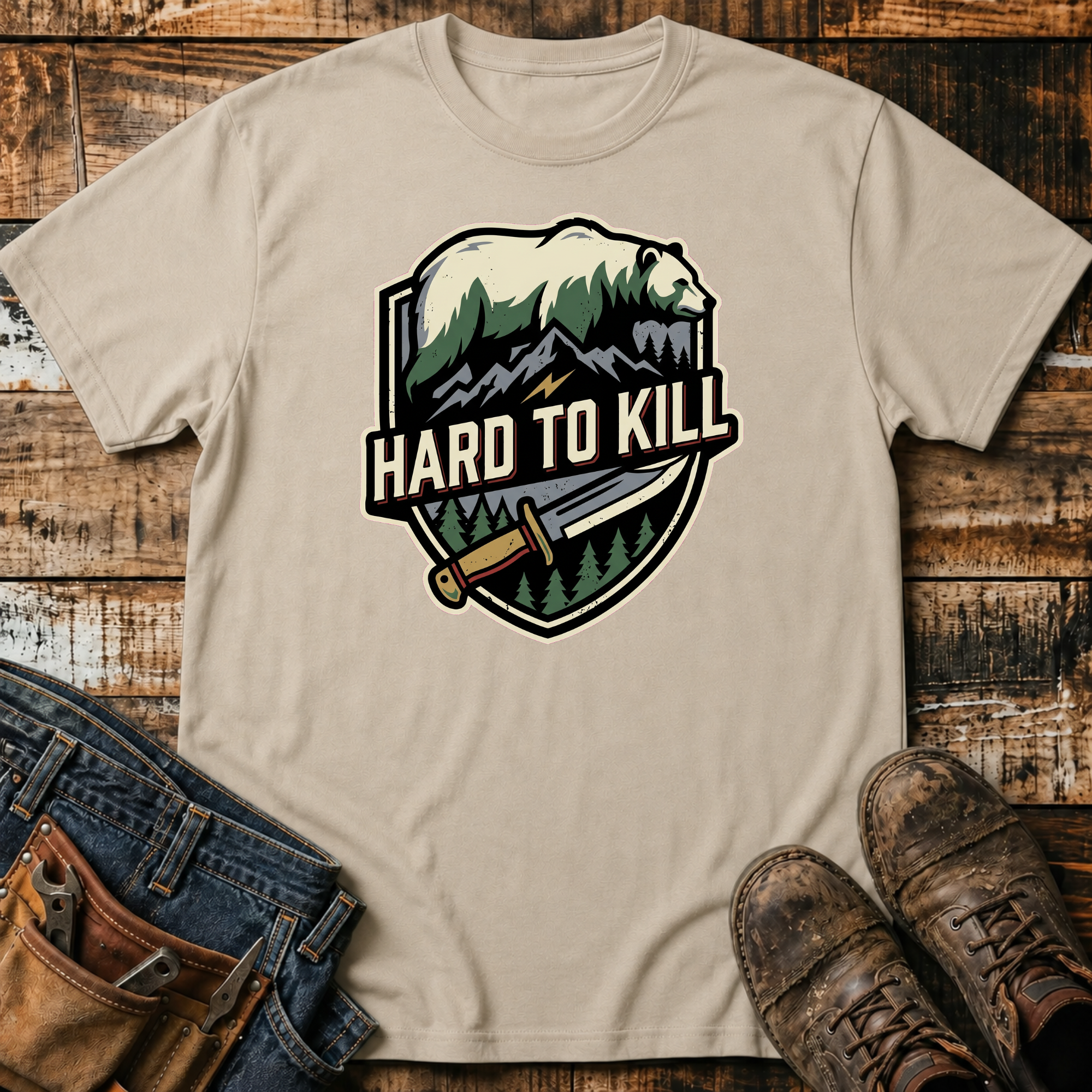 Hard To Kill Bear T-Shirt