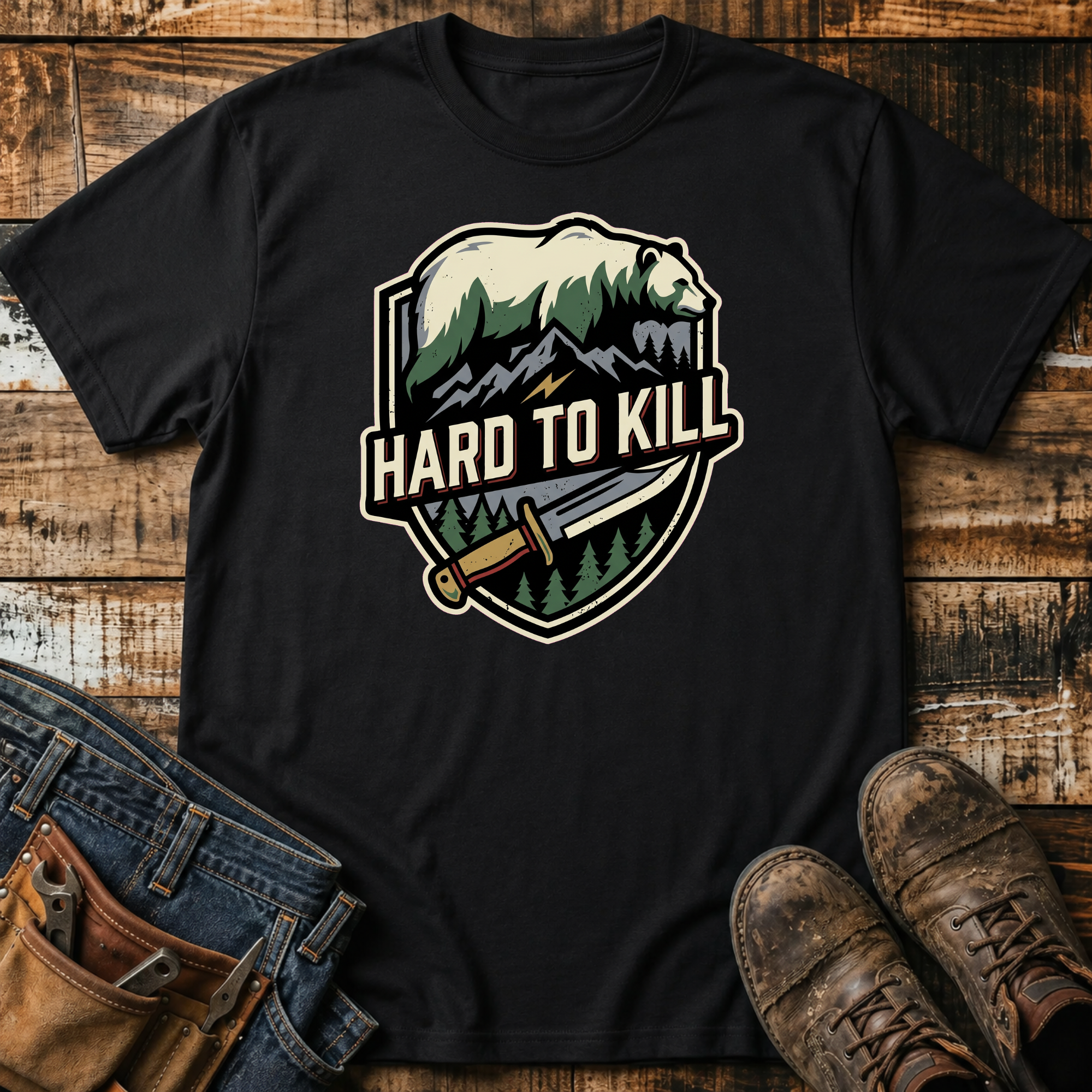 Hard To Kill Bear T-Shirt