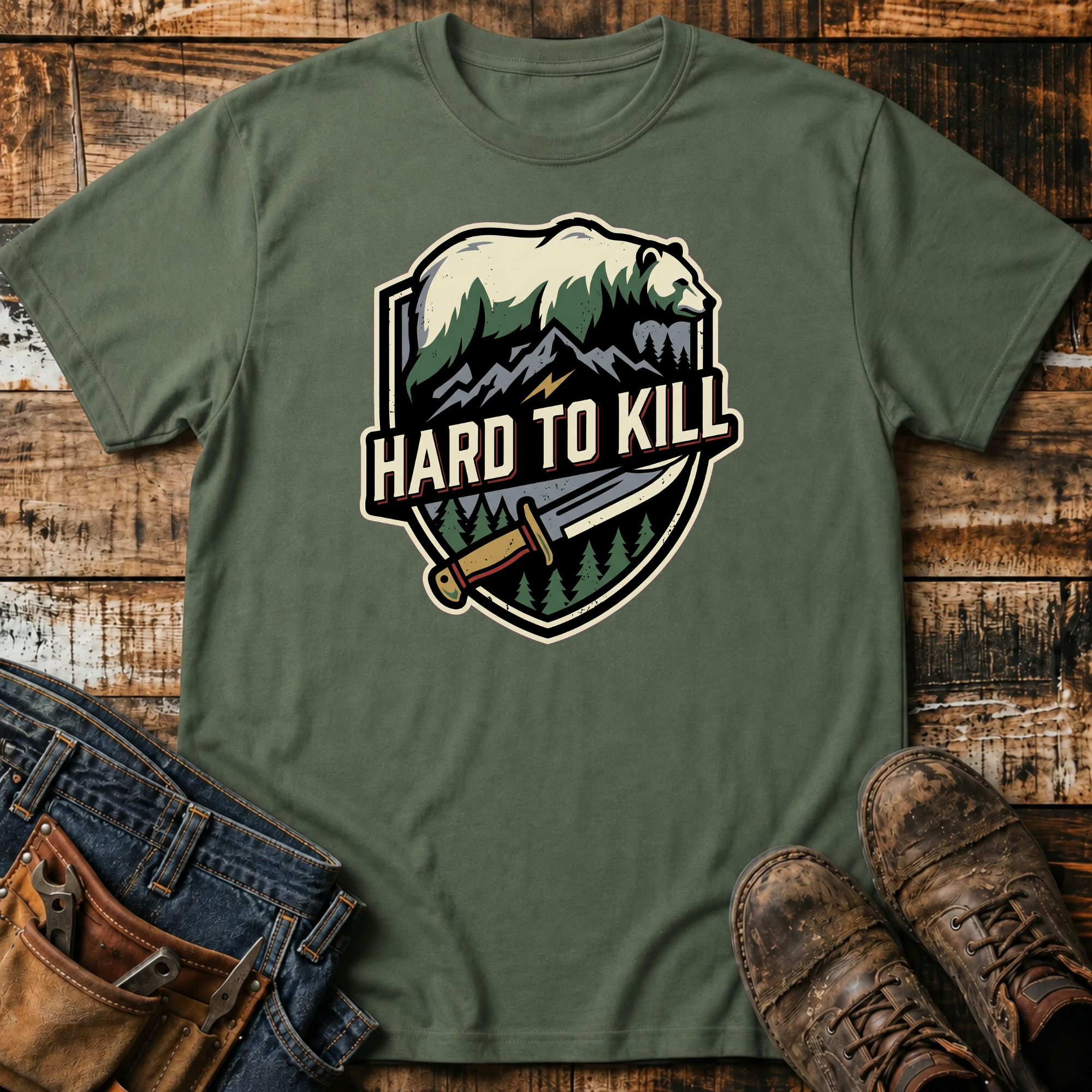 Hard To Kill Bear T-Shirt