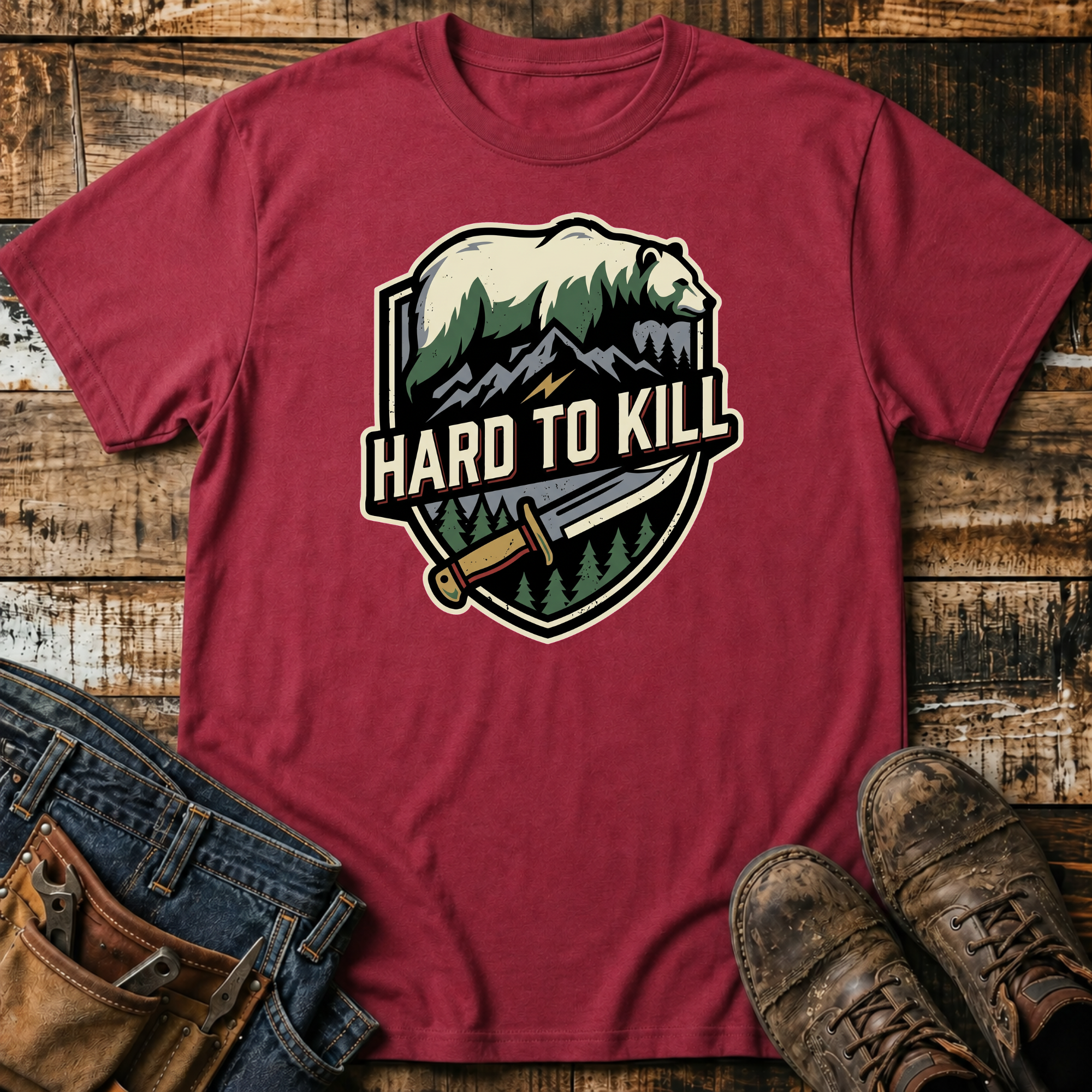 Hard To Kill Bear T-Shirt