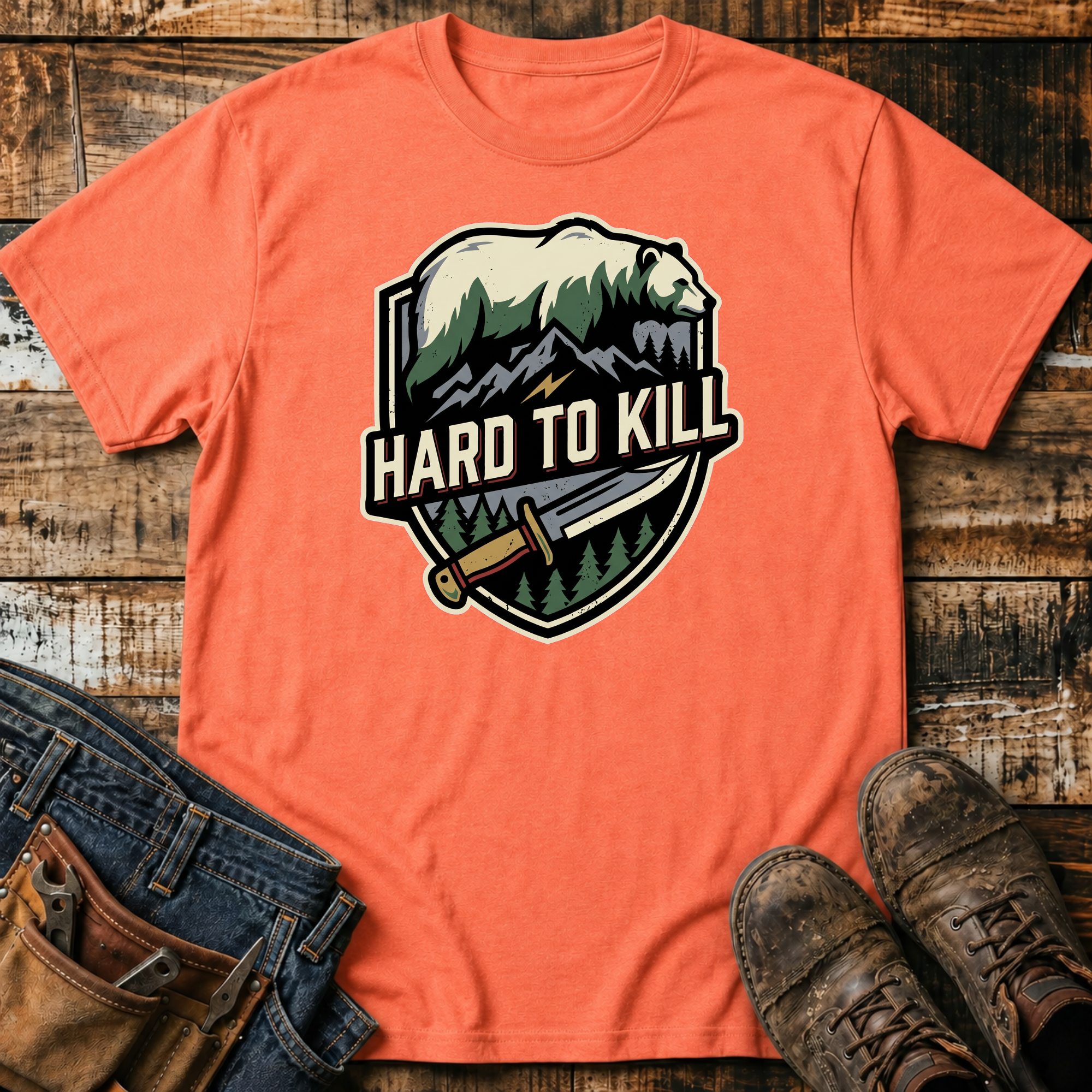 Hard To Kill Bear T-Shirt