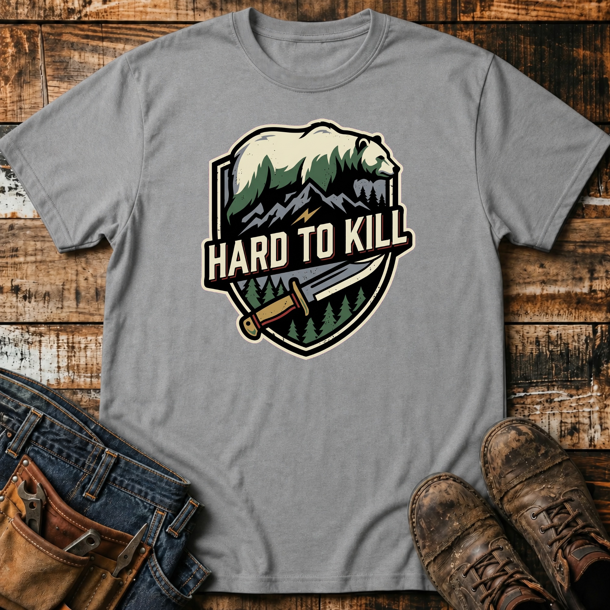Hard To Kill Bear T-Shirt
