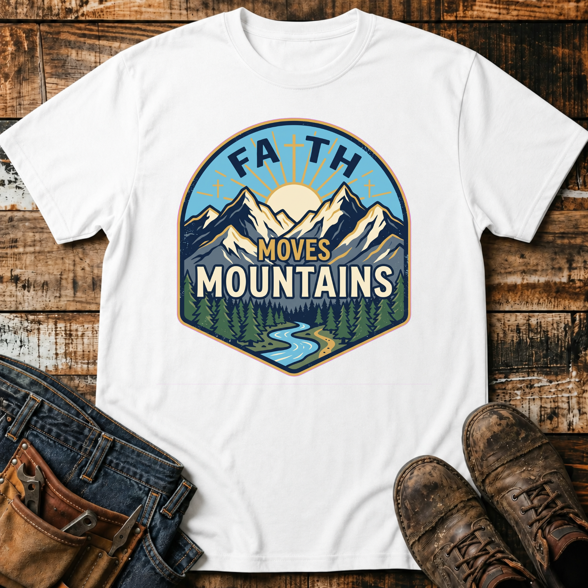 Faith Moves Mountains T-Shirt