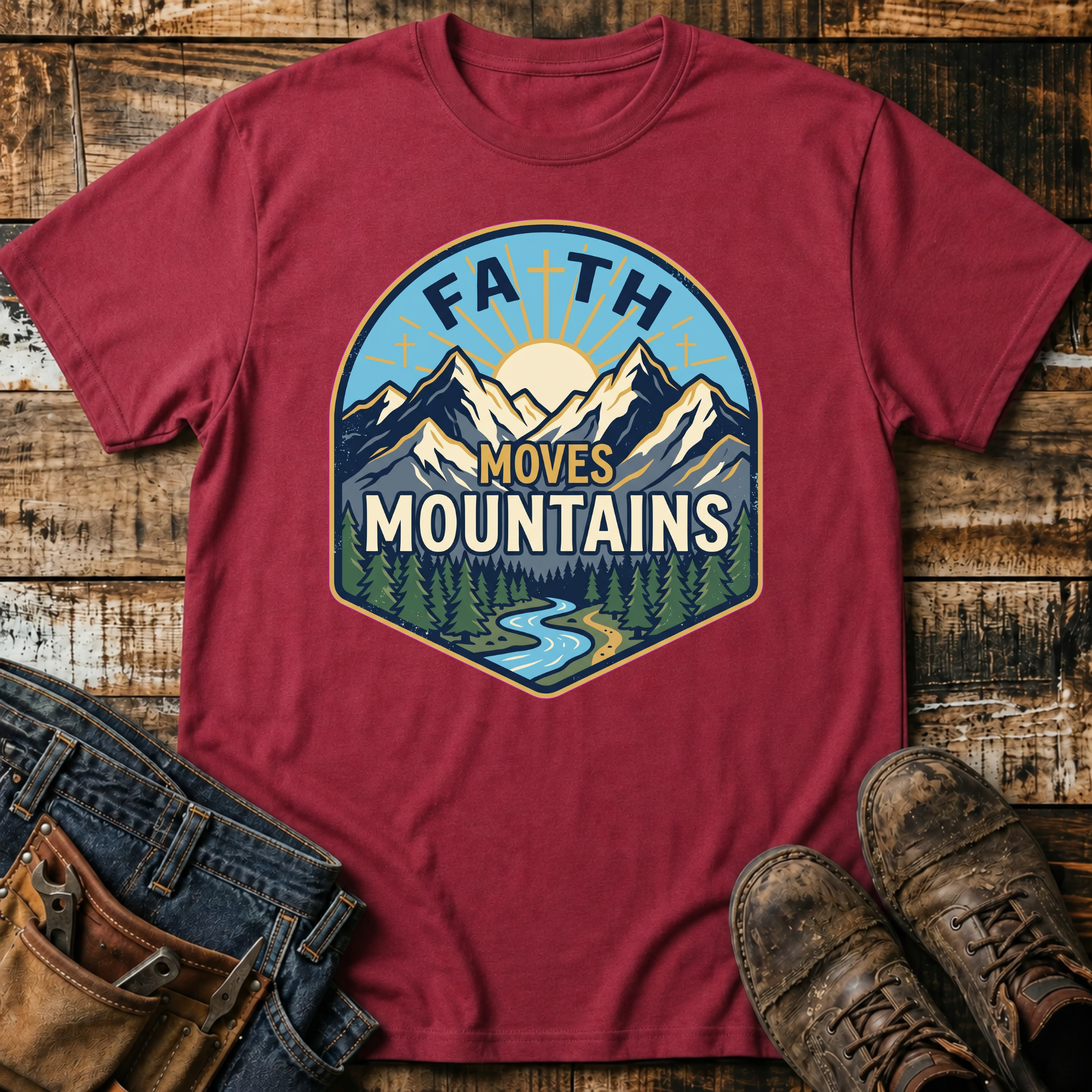 Faith Moves Mountains T-Shirt