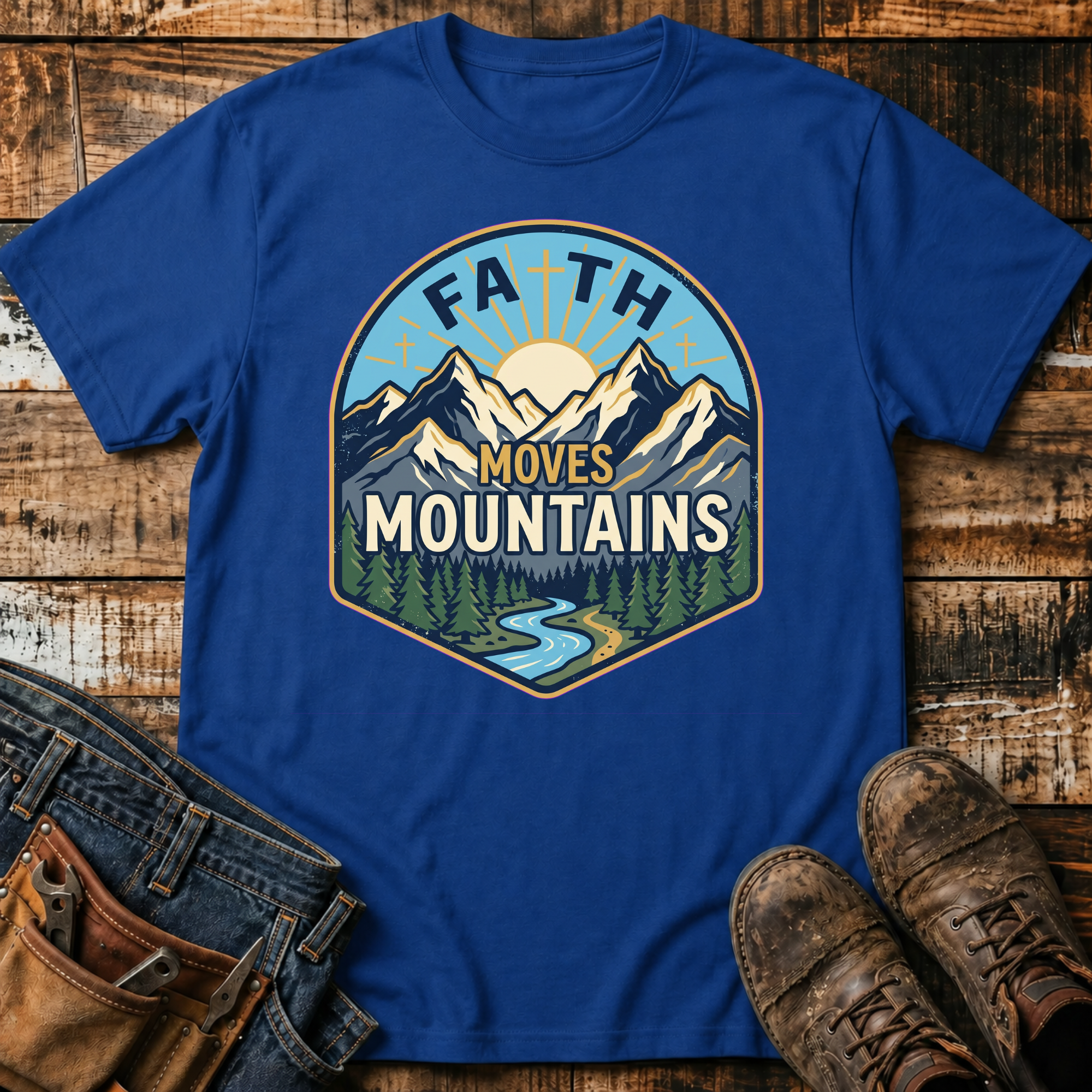 Faith Moves Mountains T-Shirt