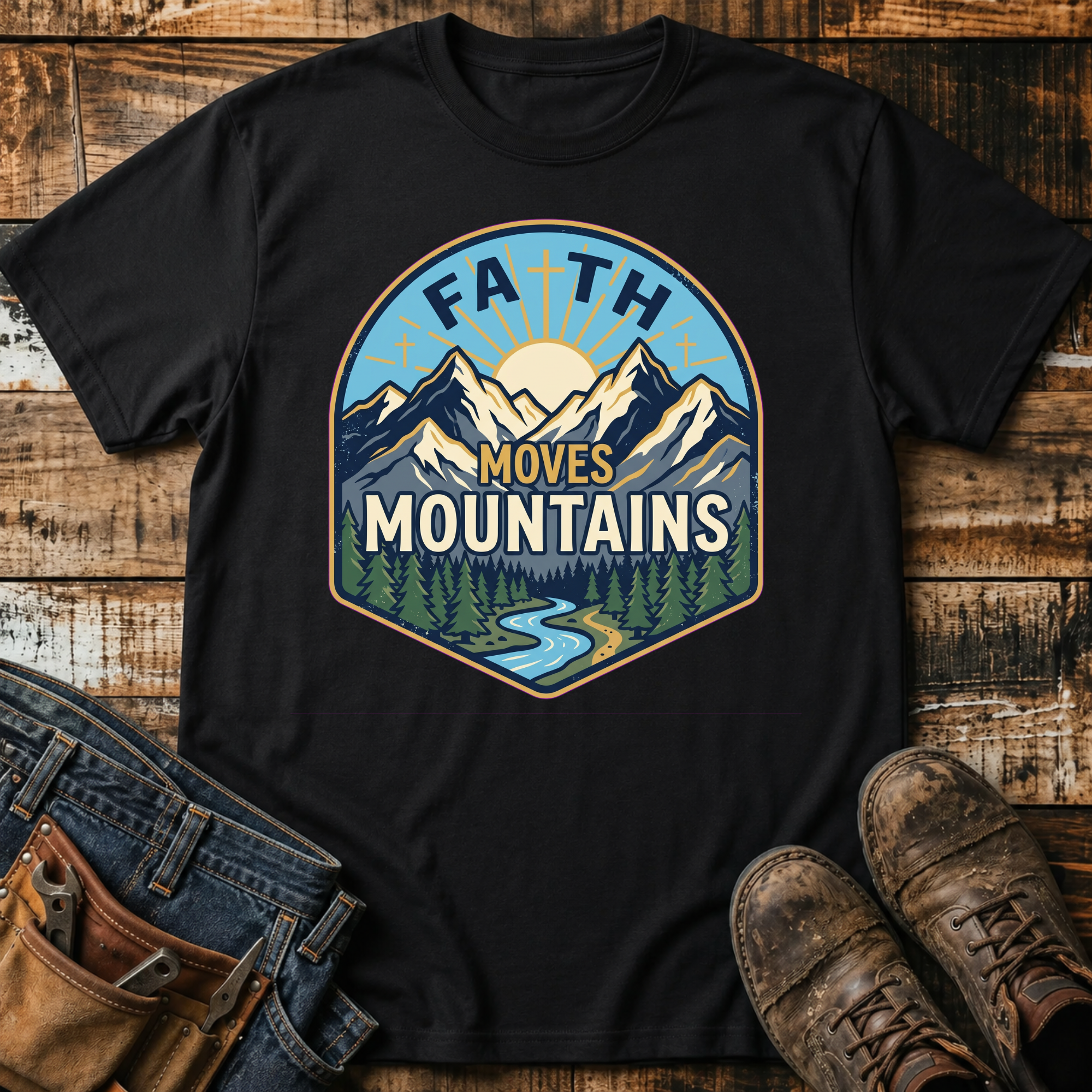 Faith Moves Mountains T-Shirt