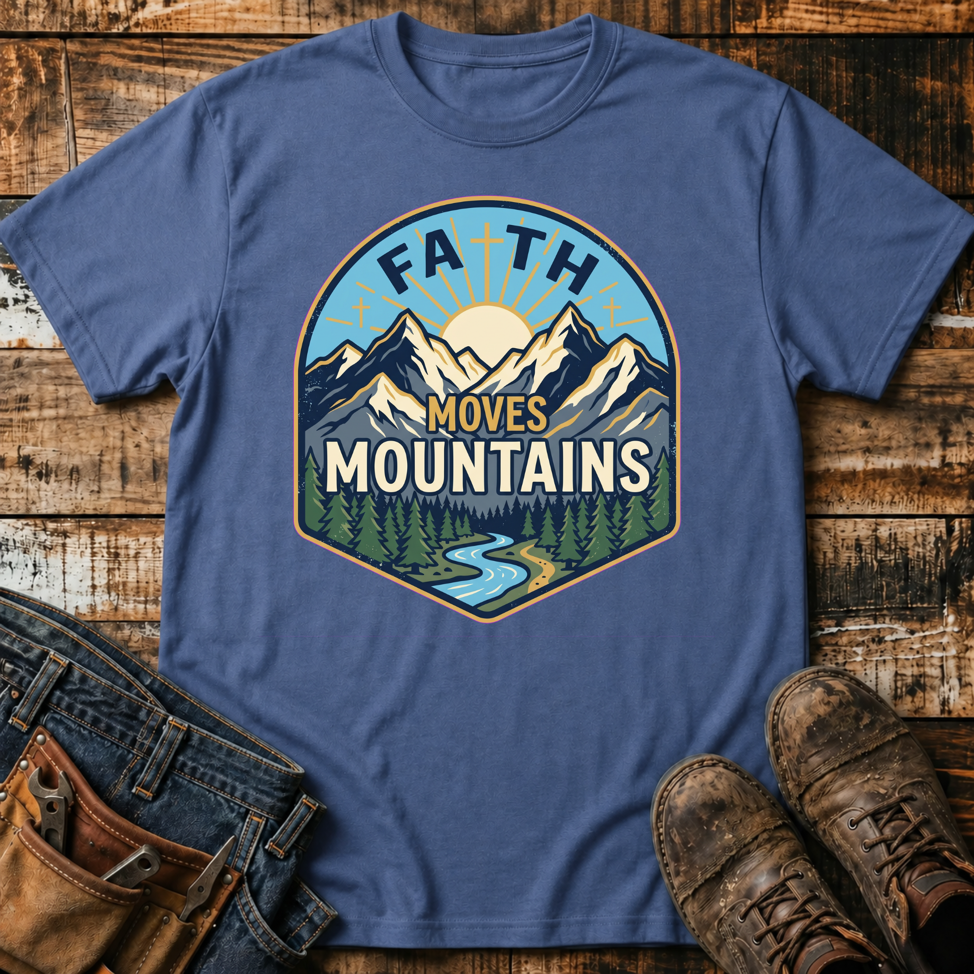 Faith Moves Mountains T-Shirt