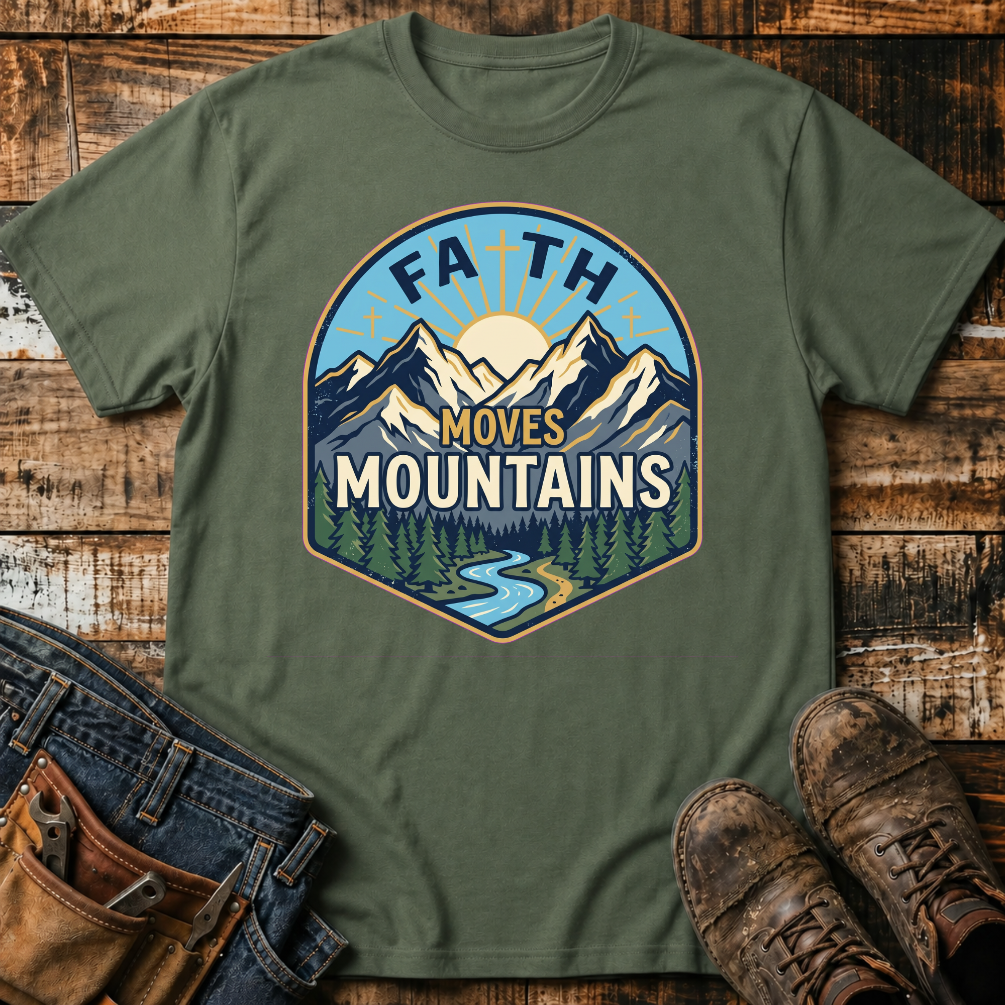 Faith Moves Mountains T-Shirt