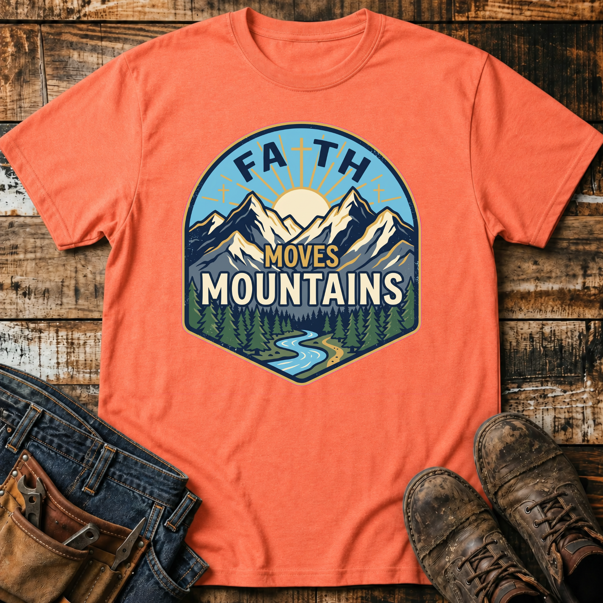 Faith Moves Mountains T-Shirt