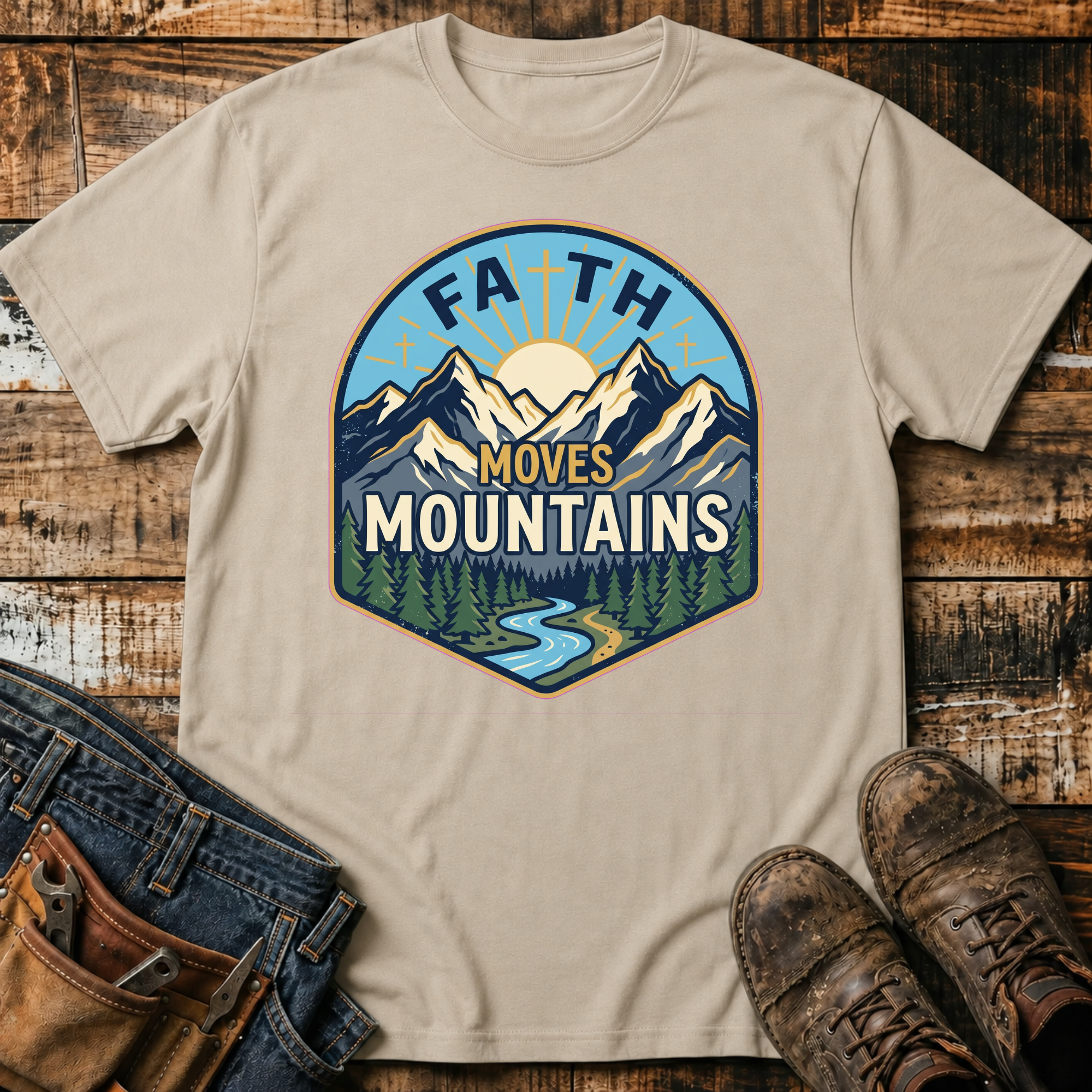 Faith Moves Mountains T-Shirt