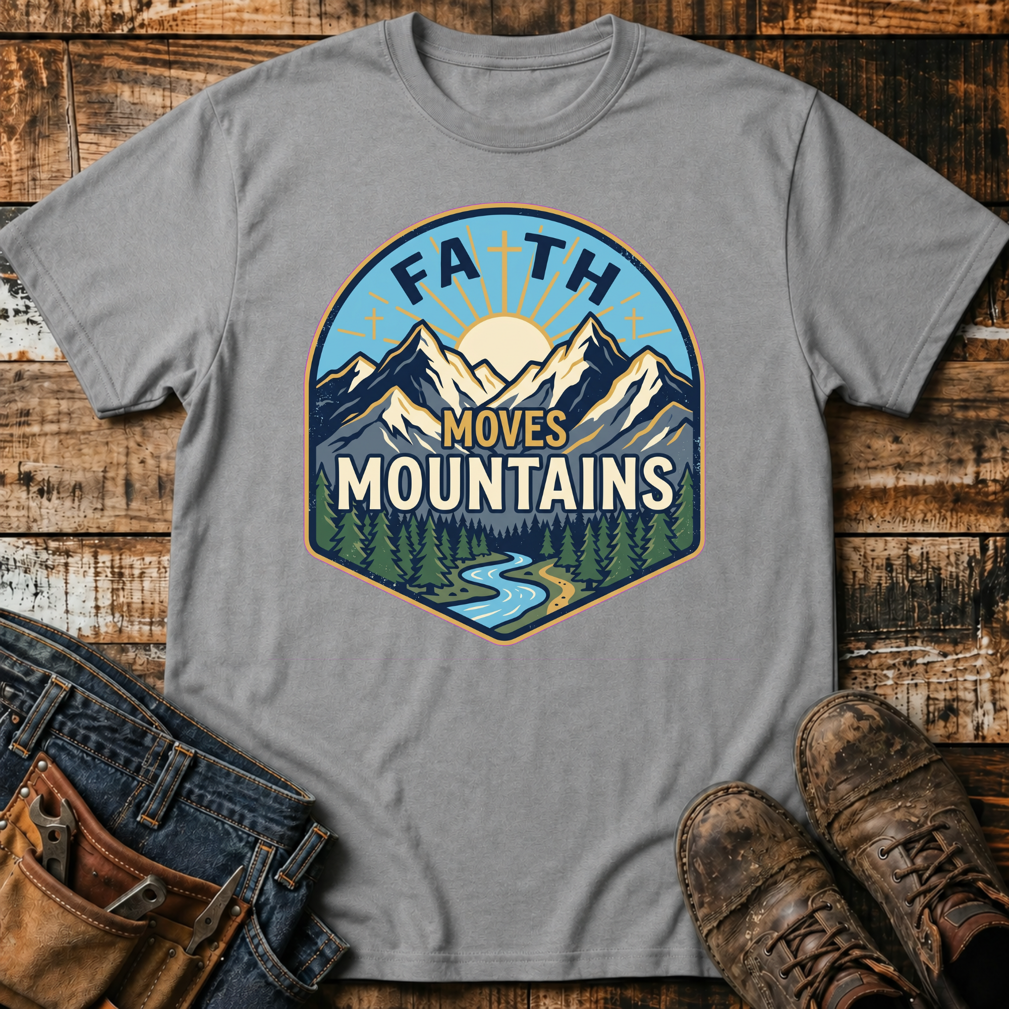 Faith Moves Mountains T-Shirt