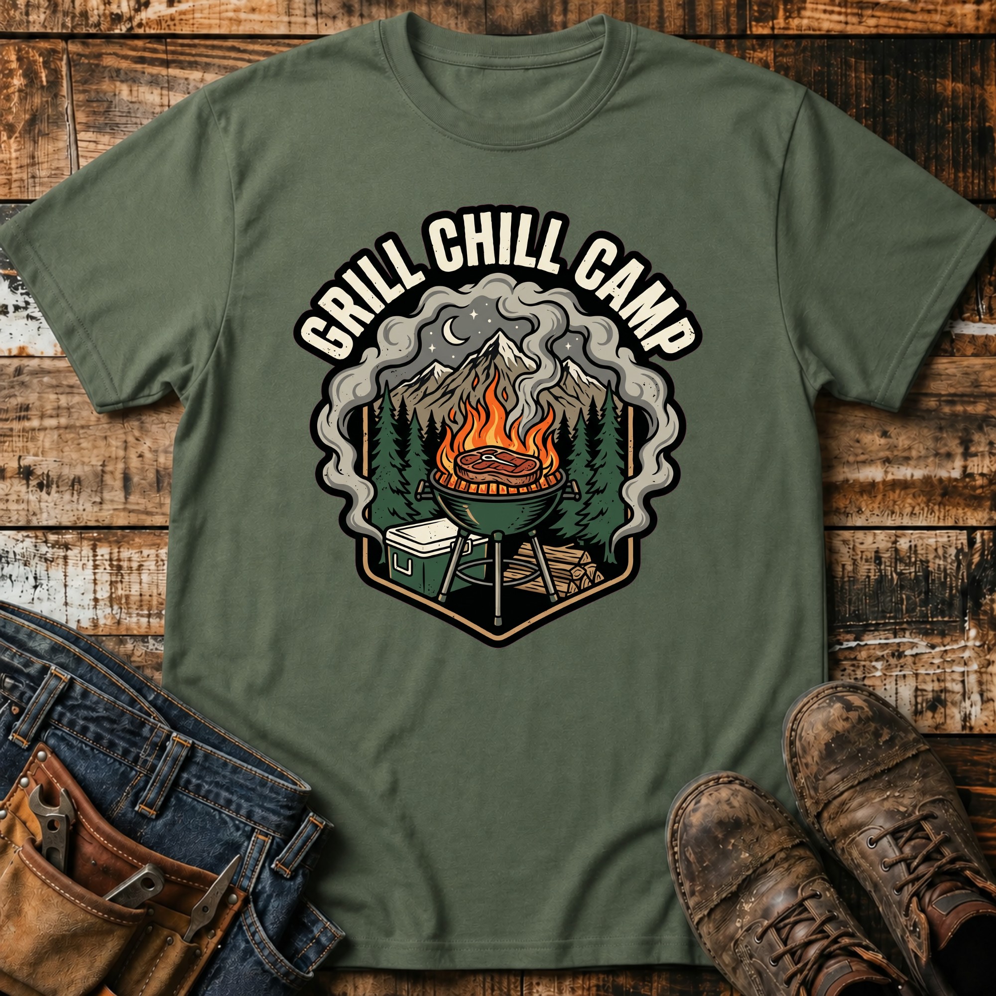 Grill Chill Camp T-Shirt