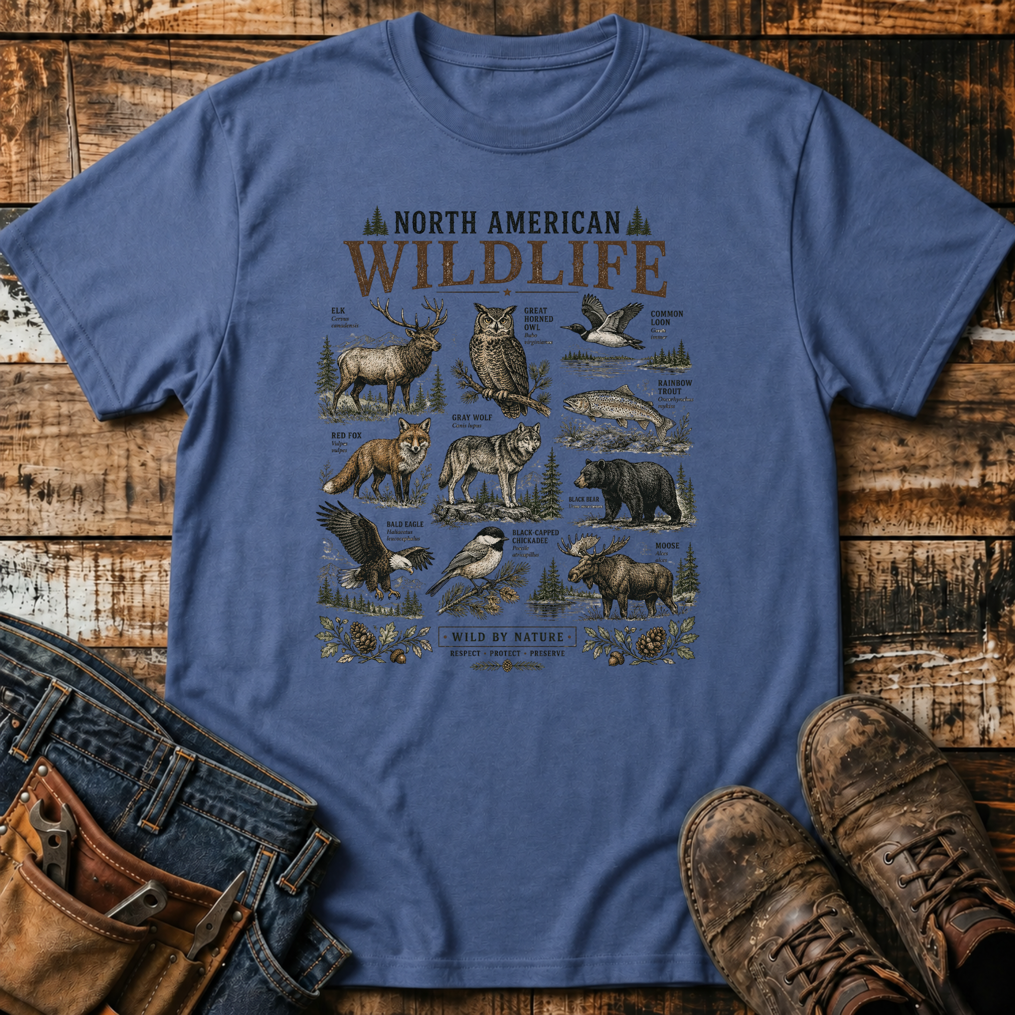North American Wildlife T-Shirt