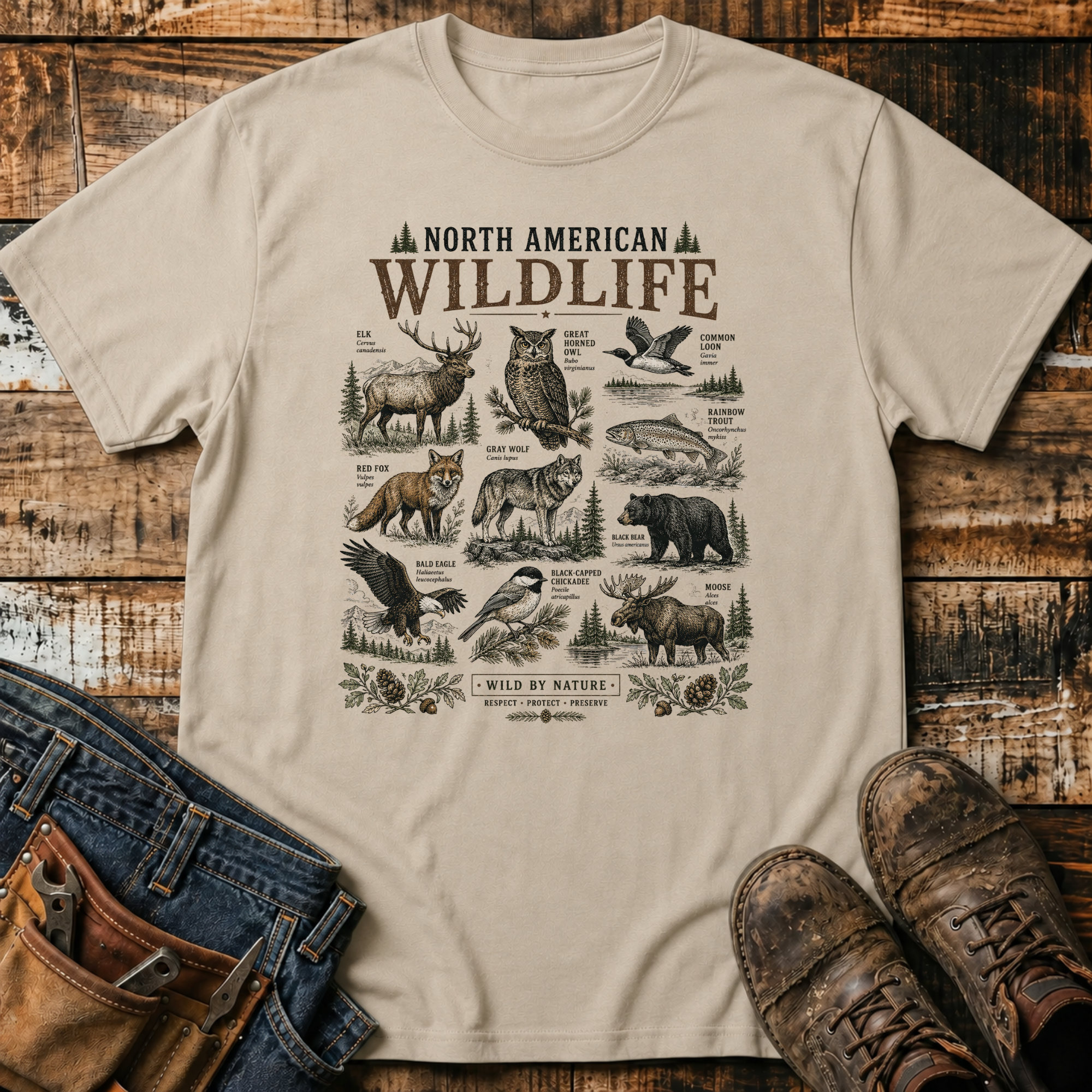 North American Wildlife T-Shirt