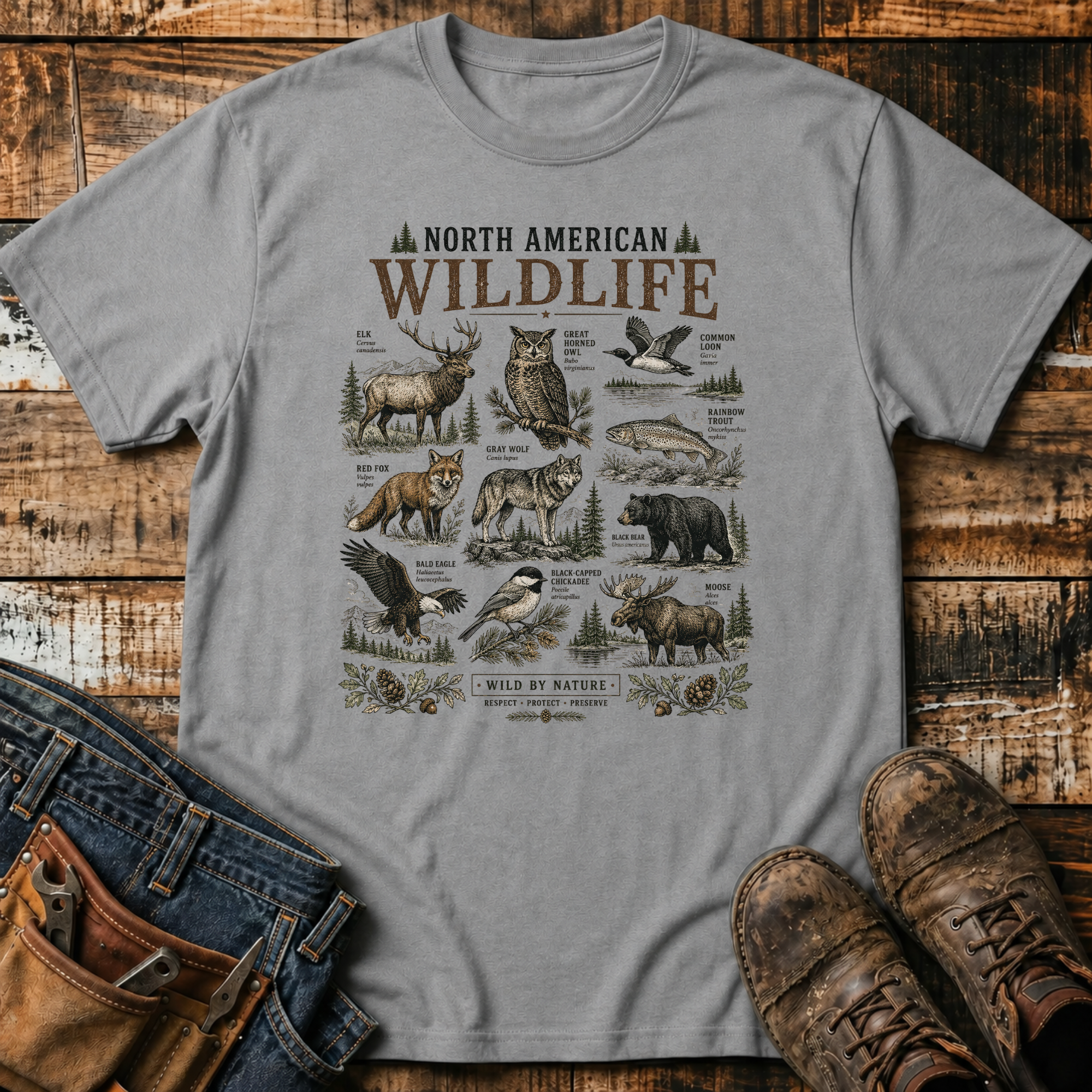 North American Wildlife T-Shirt