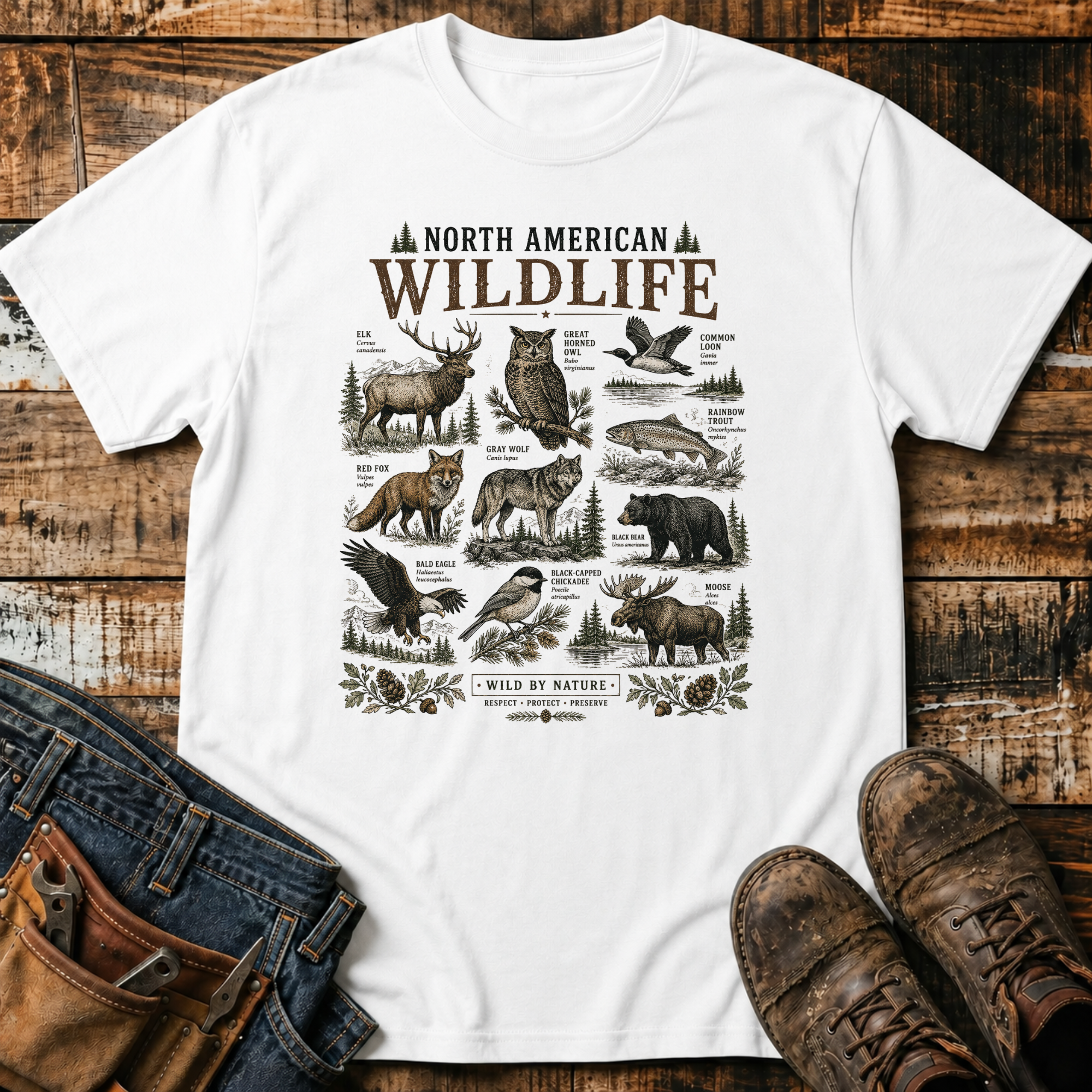 North American Wildlife T-Shirt