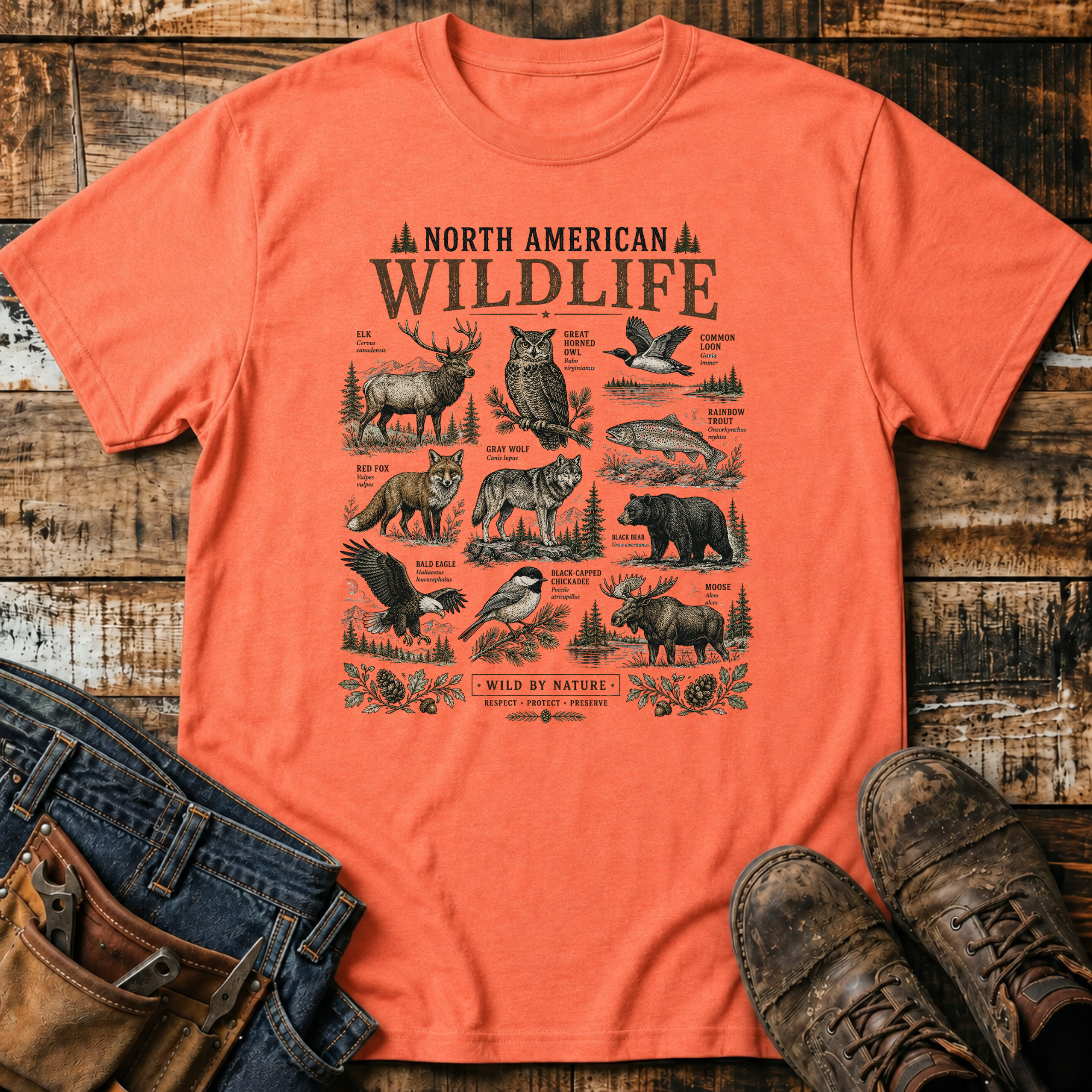 North American Wildlife T-Shirt