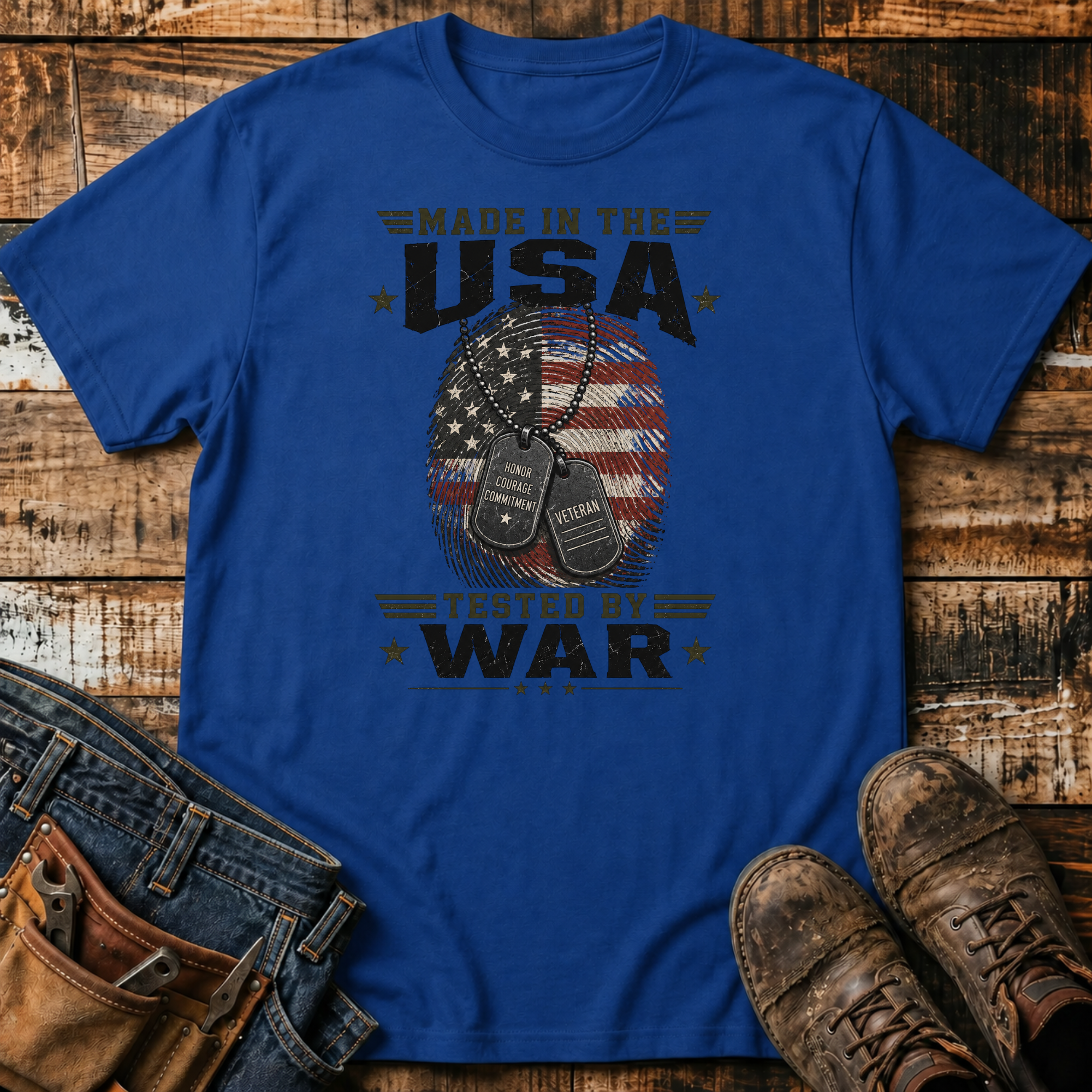 Made in the USA Tested by War T-Shirt