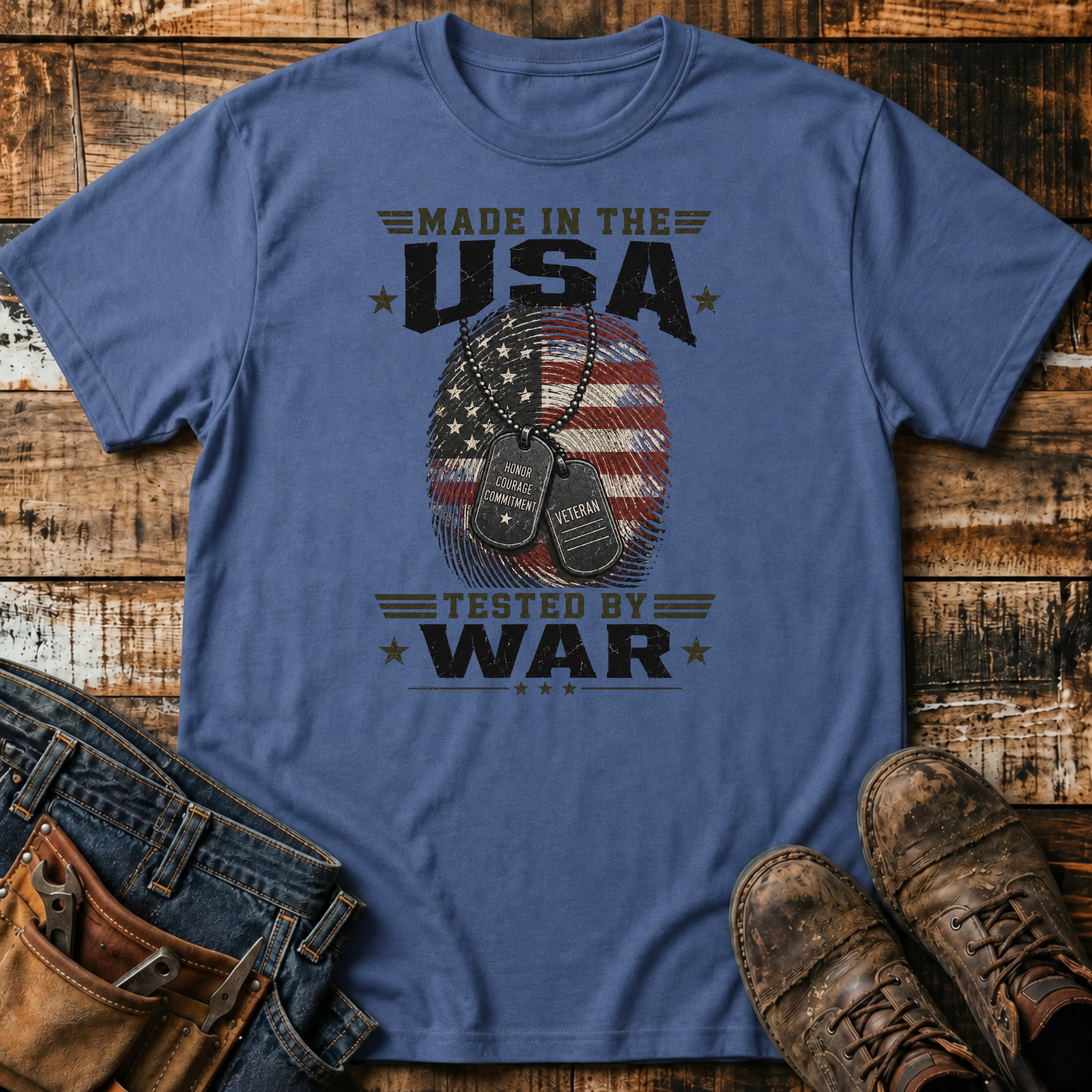 Made in the USA Tested by War T-Shirt