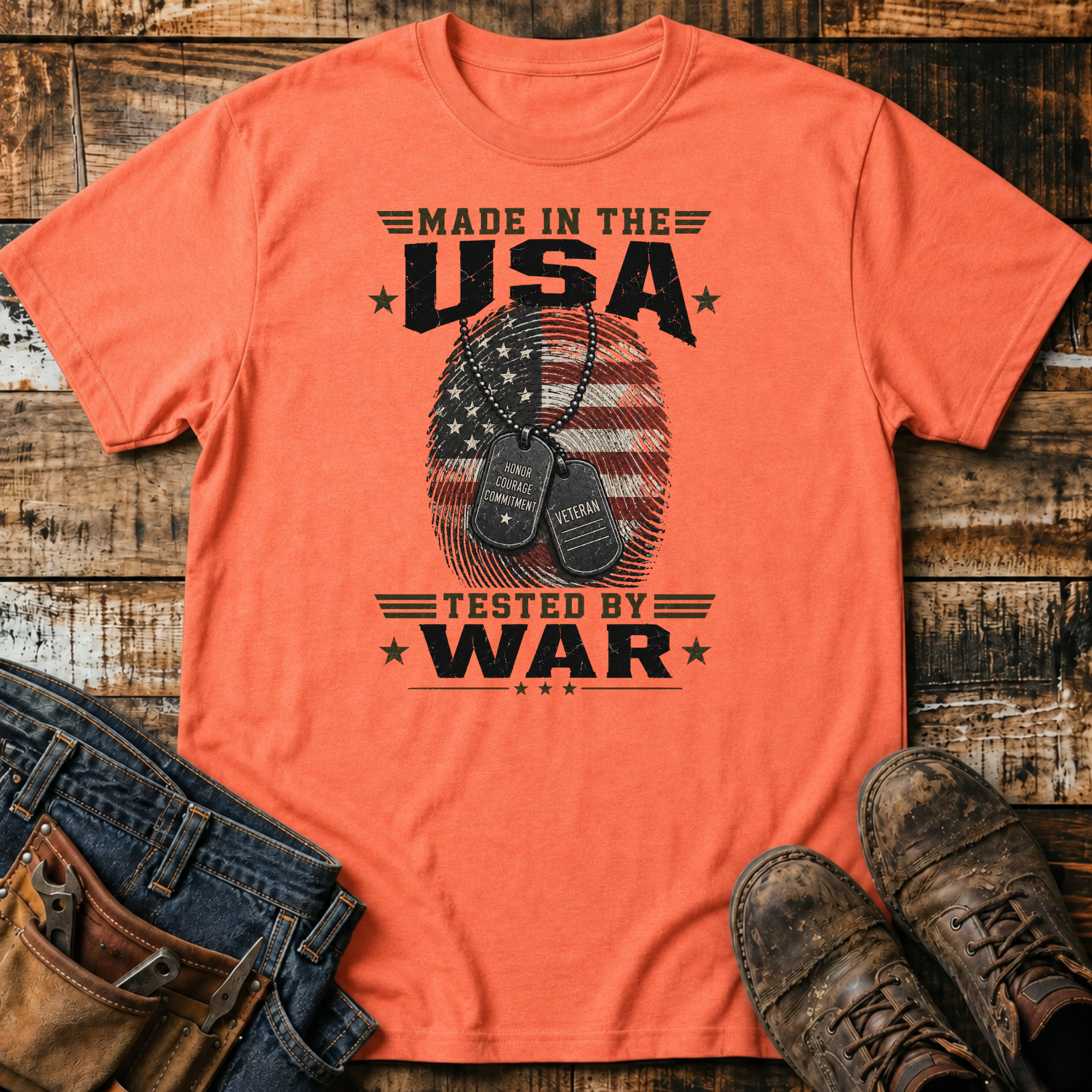 Made in the USA Tested by War T-Shirt