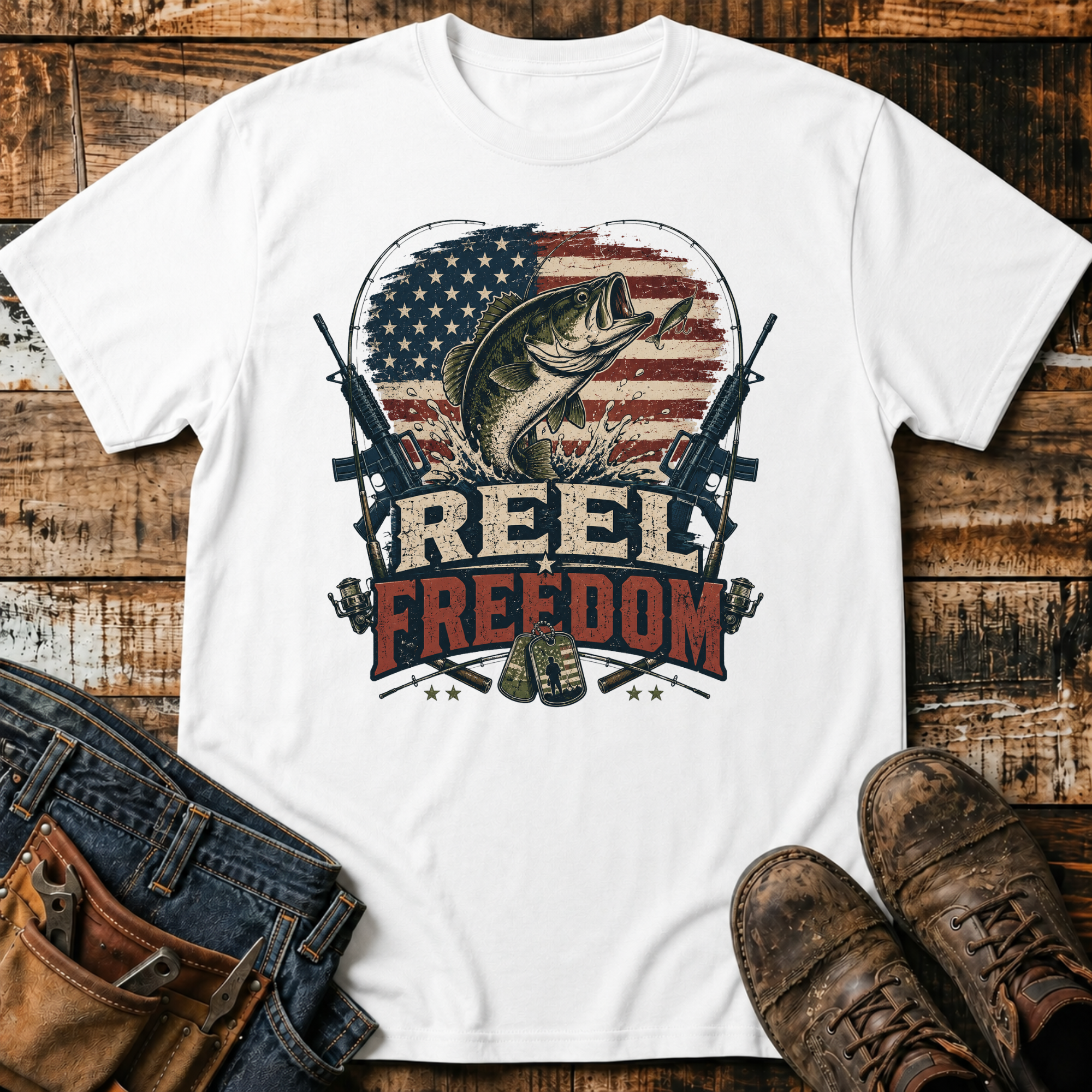 Reel Freedom Fishing T-Shirt