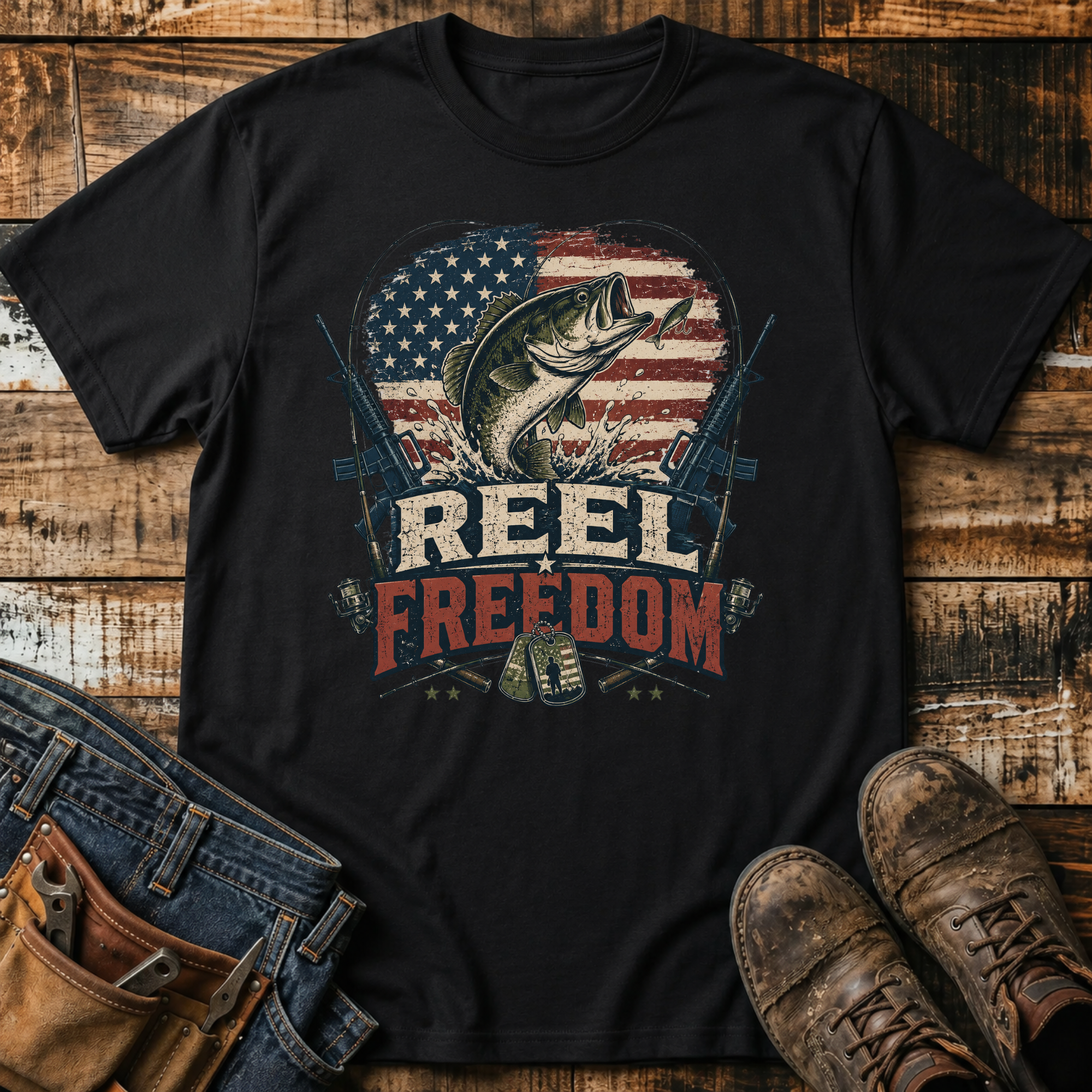 Reel Freedom Fishing T-Shirt