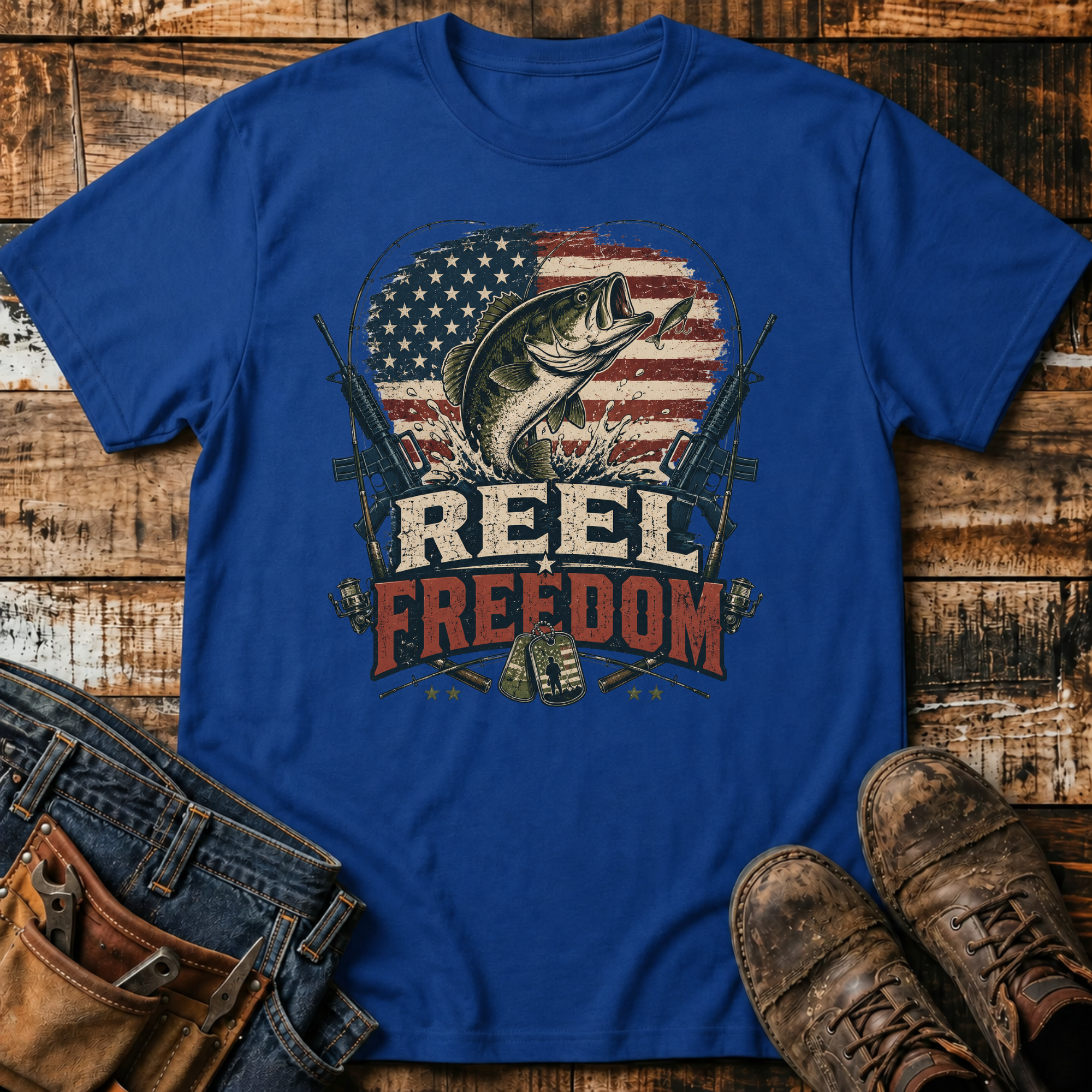 Reel Freedom Fishing T-Shirt