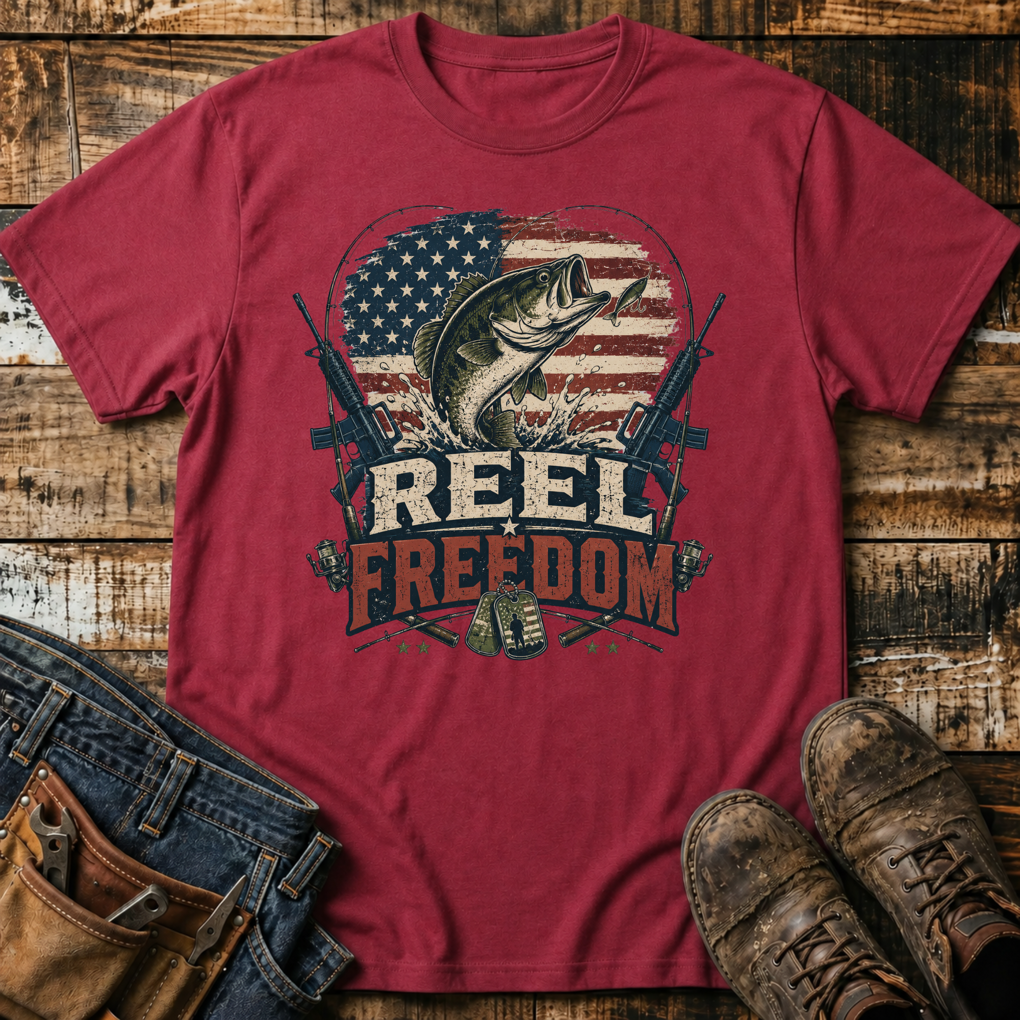 Reel Freedom Fishing T-Shirt