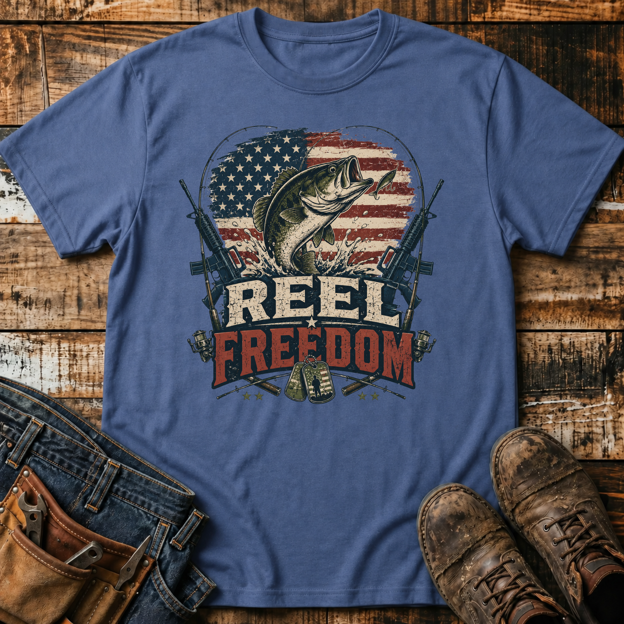 Reel Freedom Fishing T-Shirt