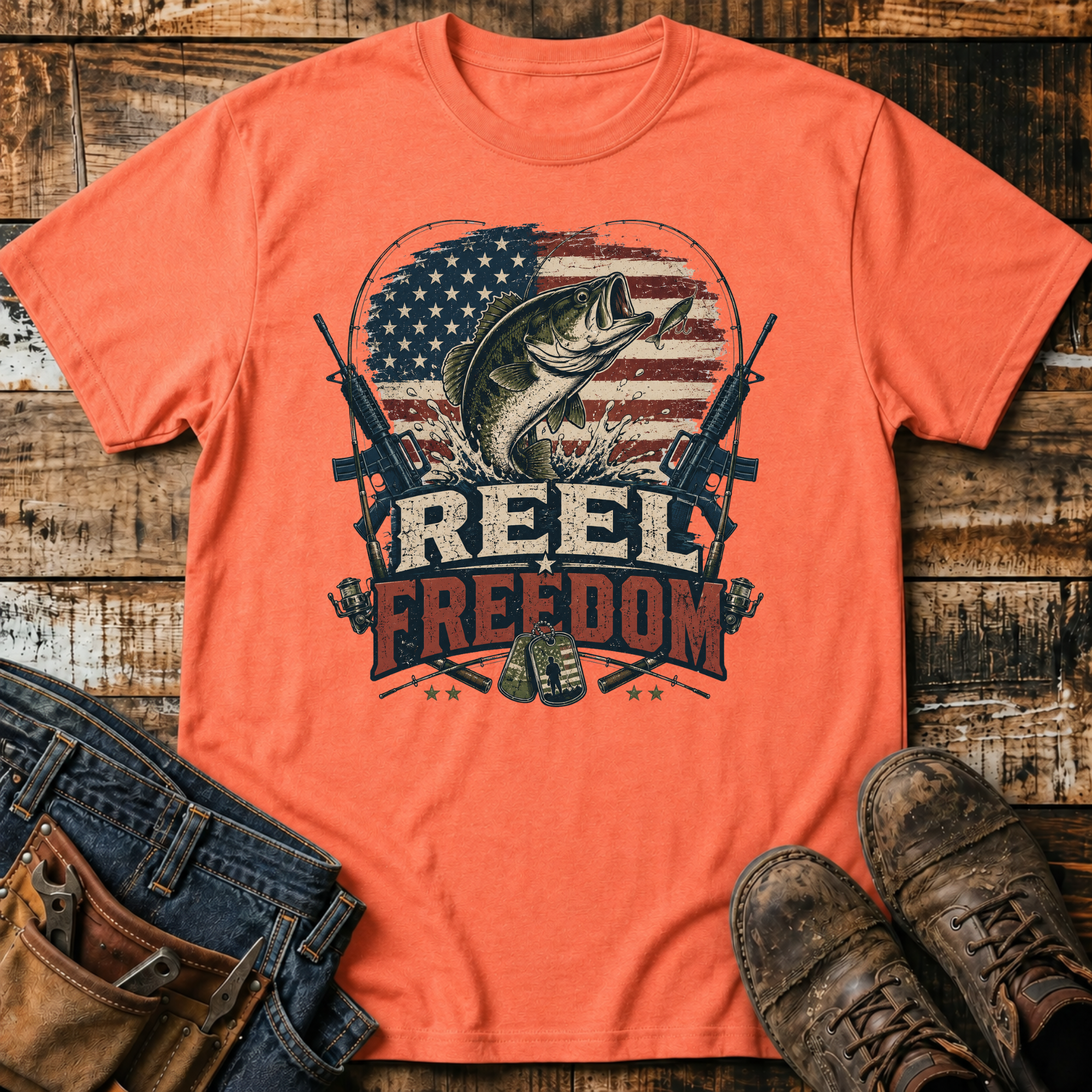 Reel Freedom Fishing T-Shirt