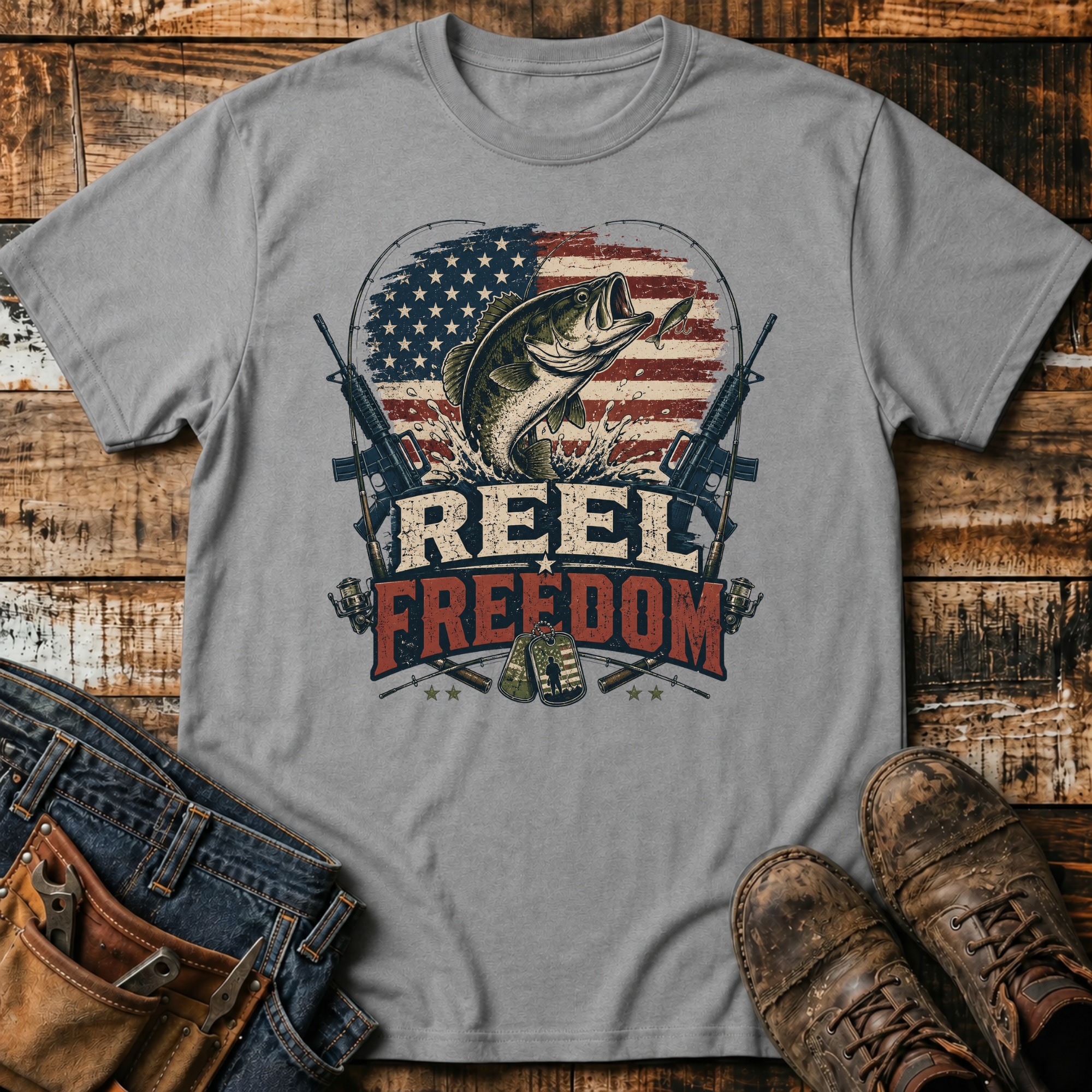 Reel Freedom Fishing T-Shirt