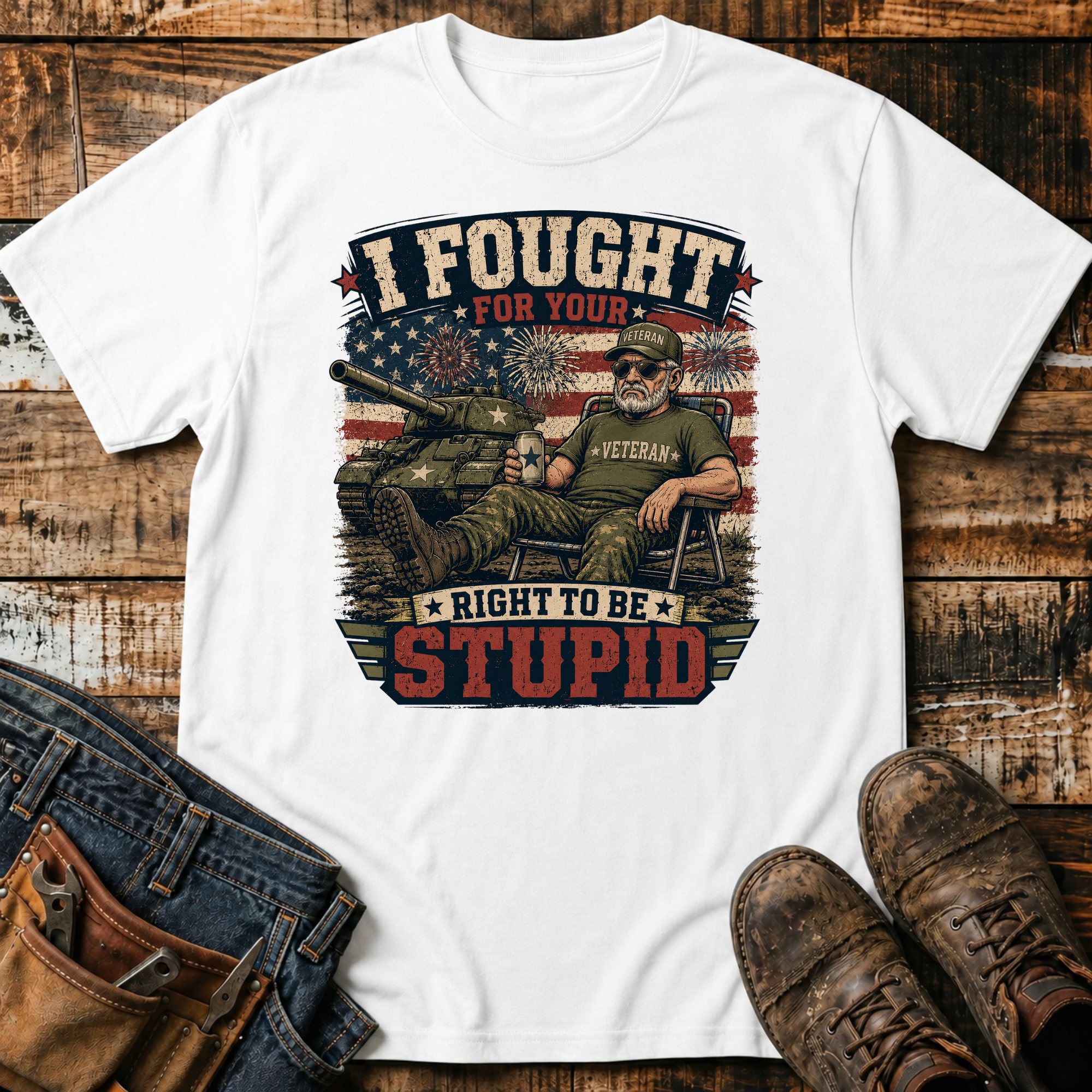 I Fought for Your Right to Be Stupid T-Shirt