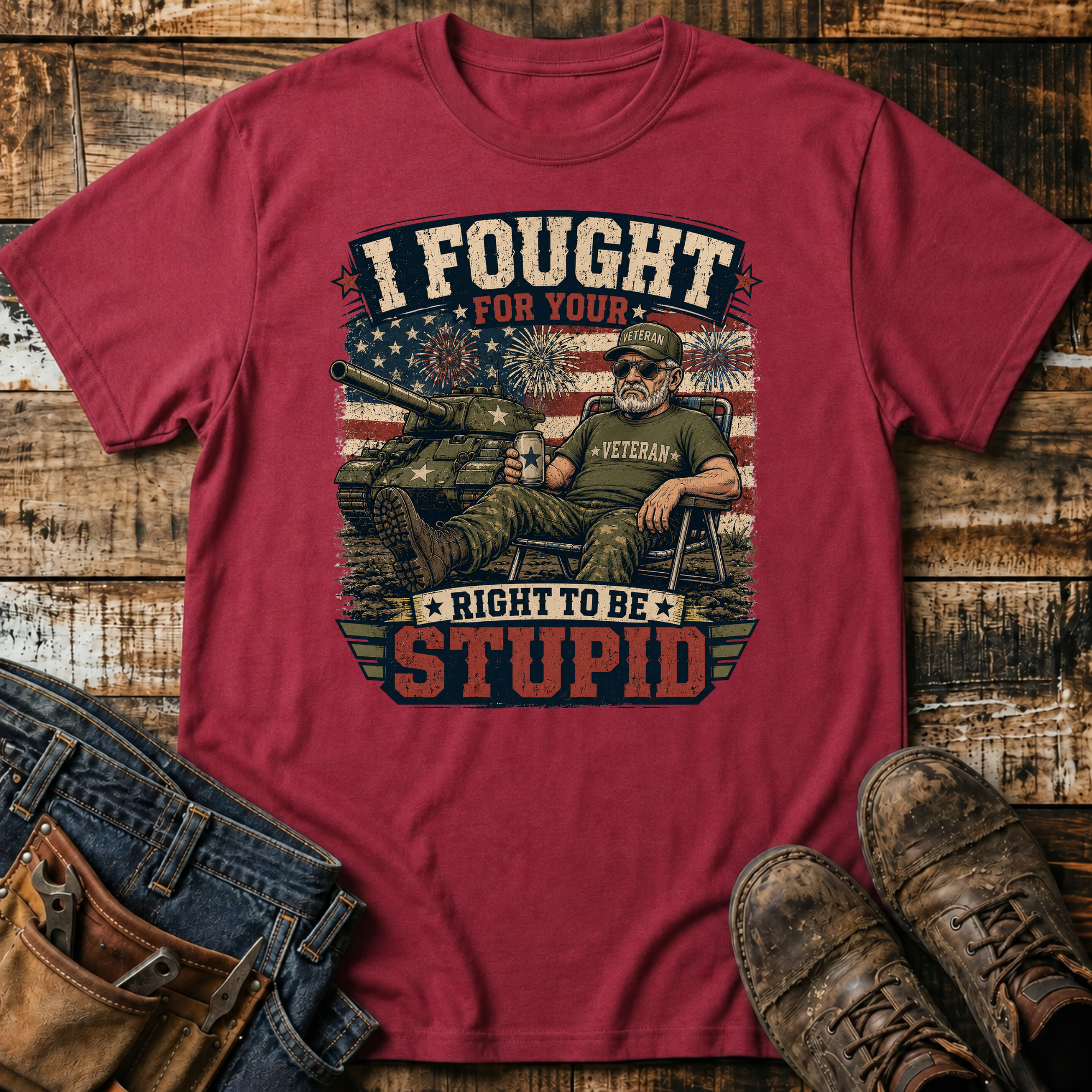 I Fought for Your Right to Be Stupid T-Shirt