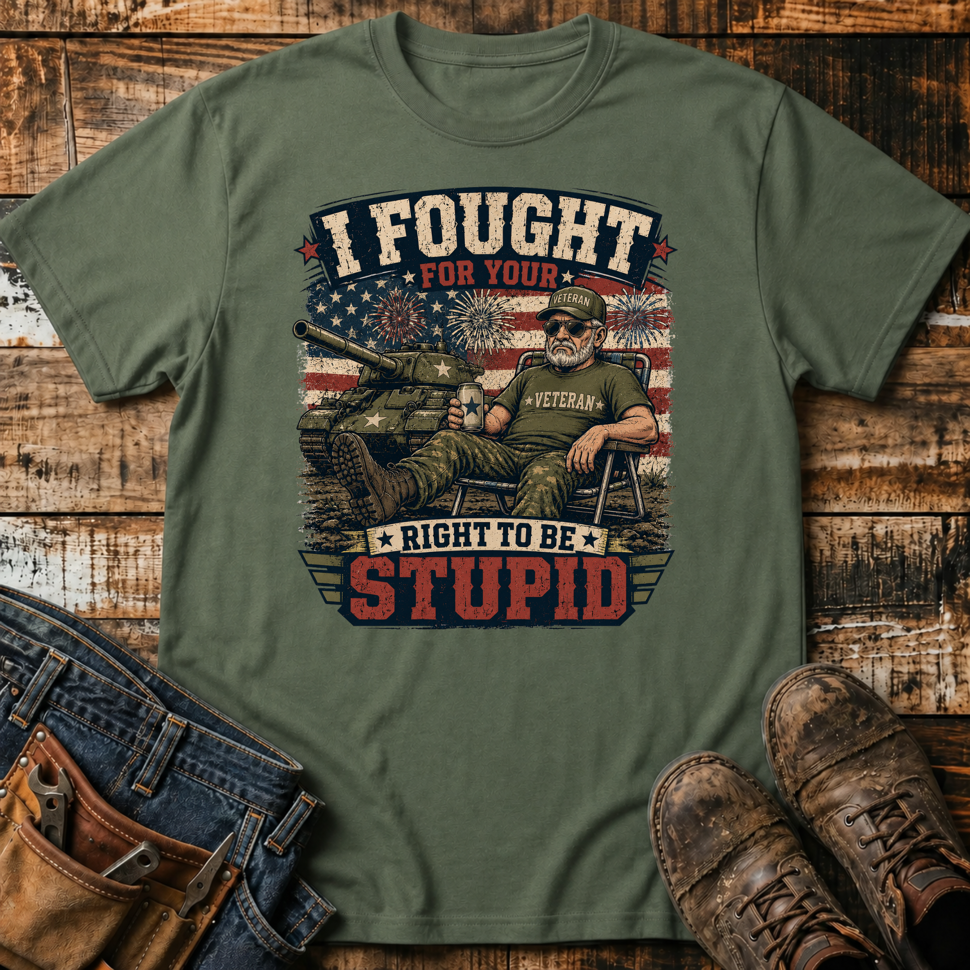 I Fought for Your Right to Be Stupid T-Shirt