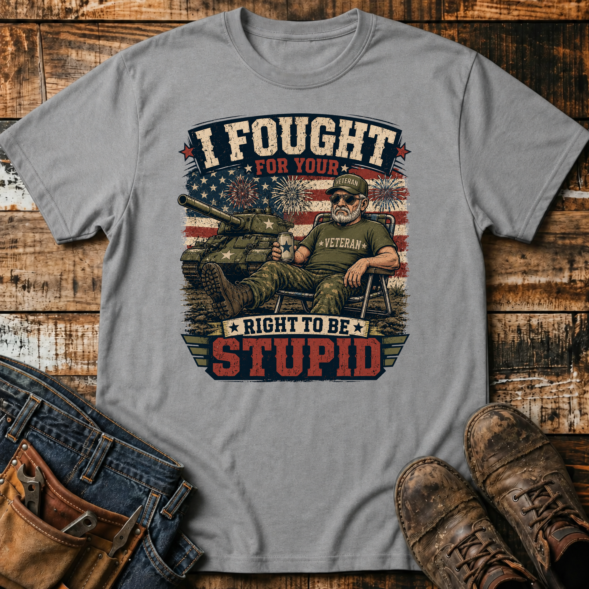 I Fought for Your Right to Be Stupid T-Shirt