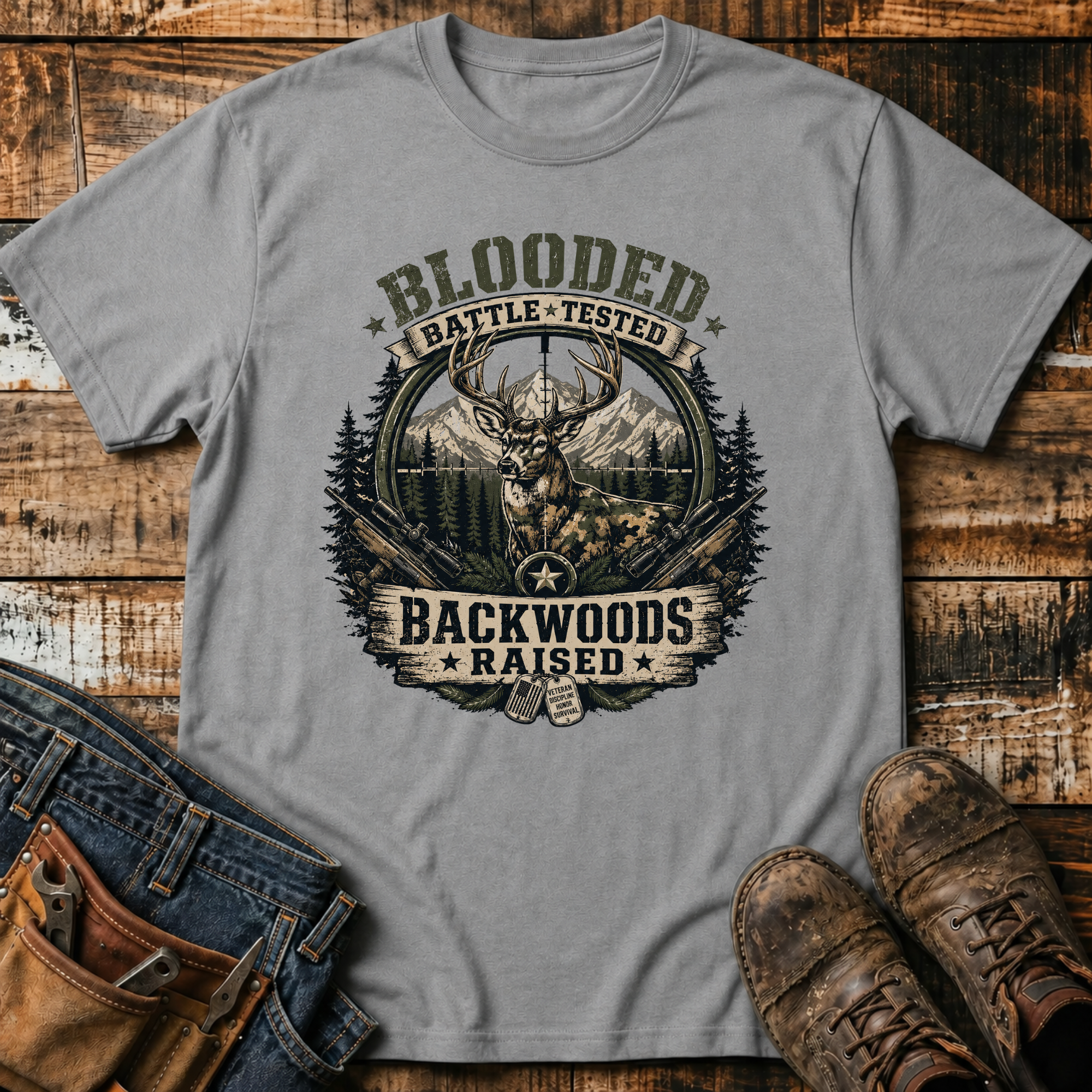 Backwoods Raised T-Shirt