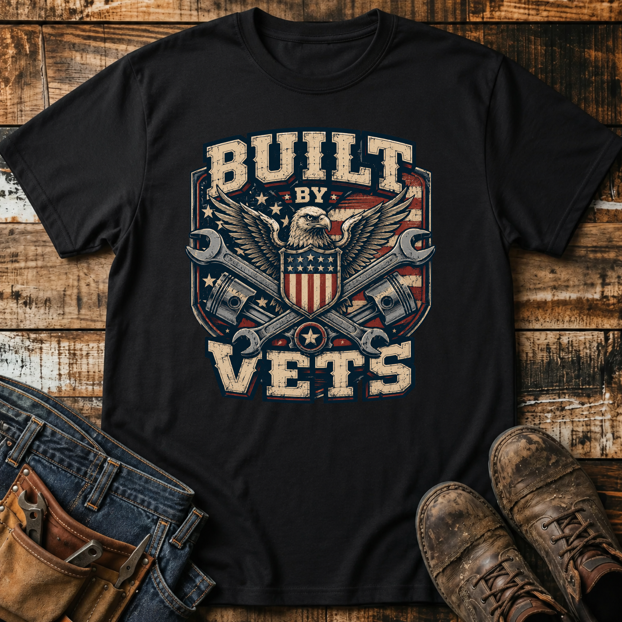 Built By Vets T-Shirt