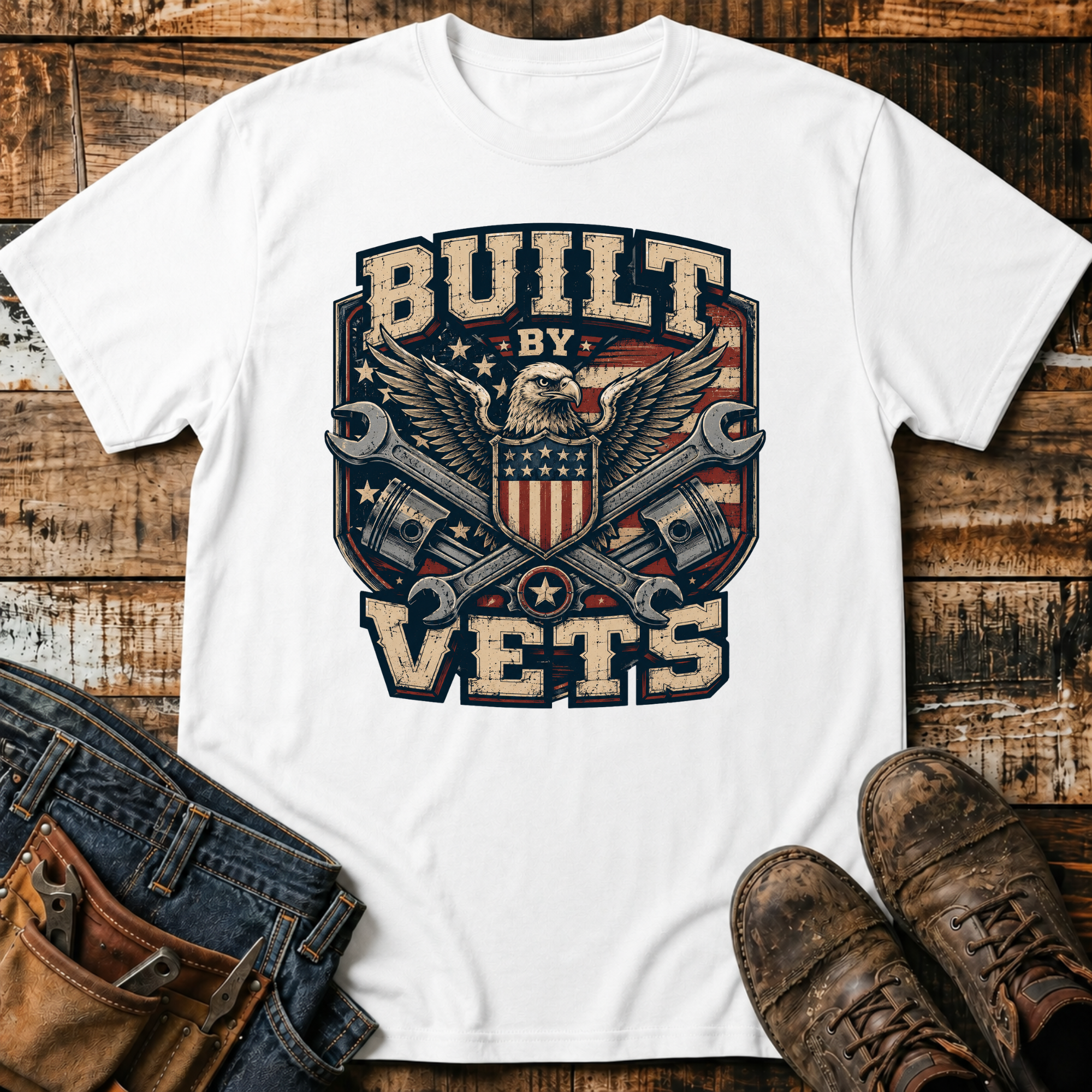 Built By Vets T-Shirt