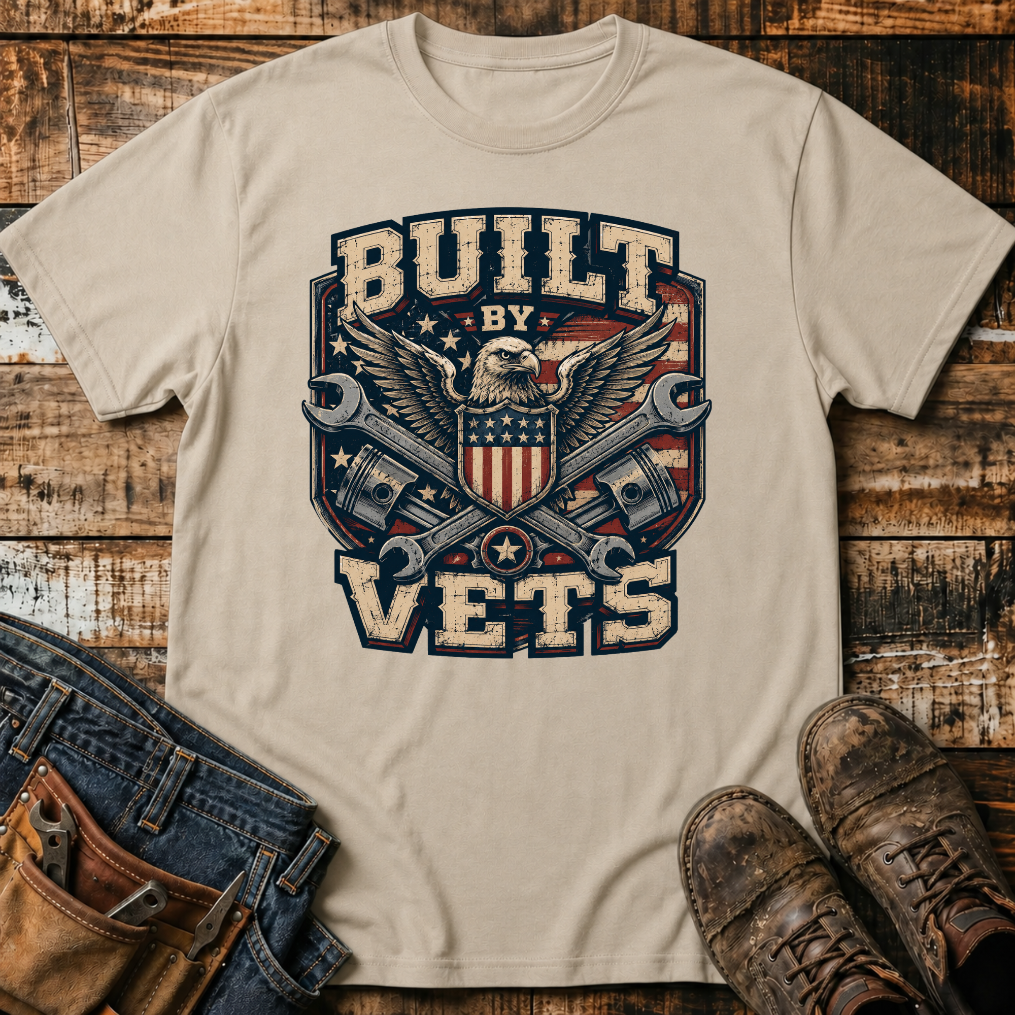Built By Vets T-Shirt