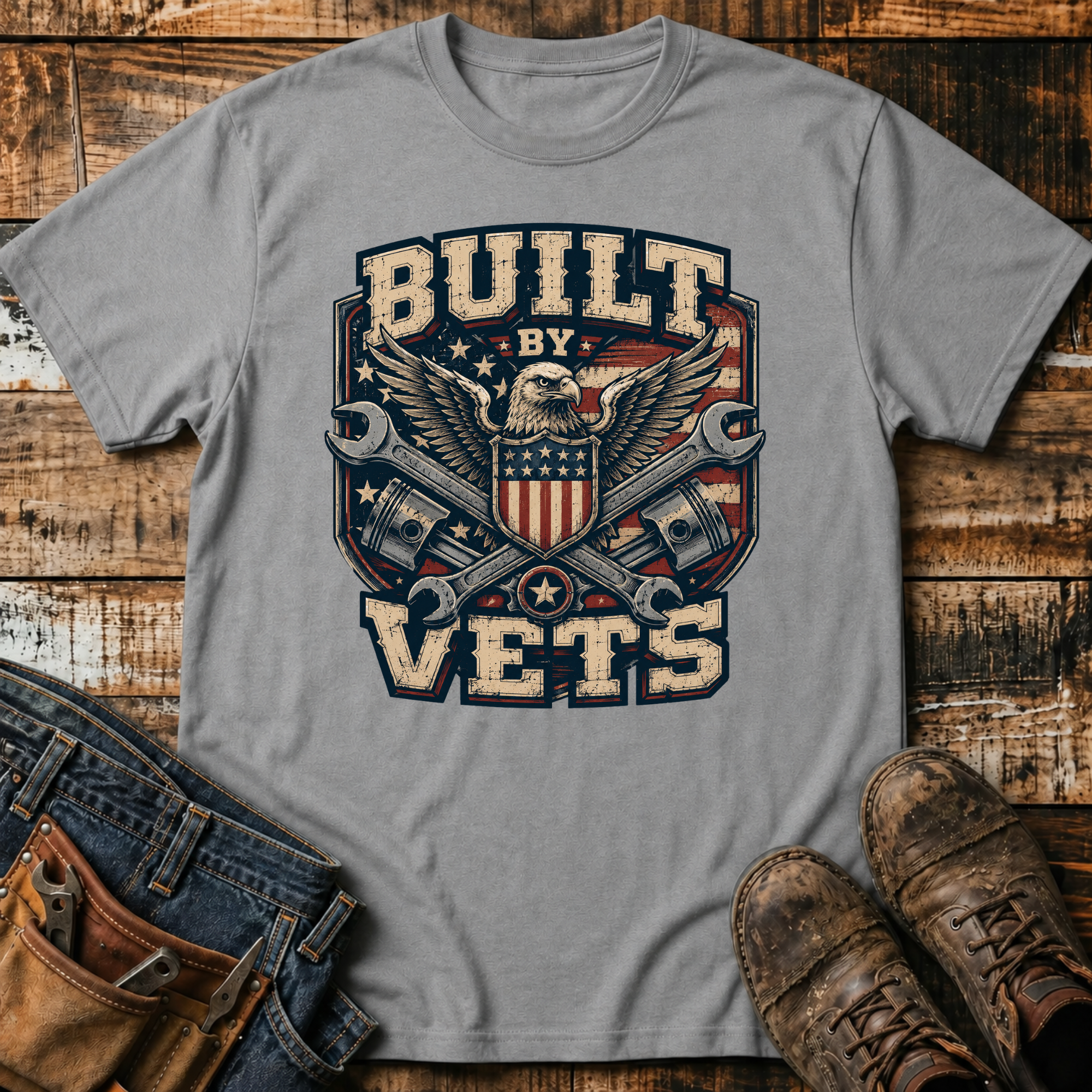 Built By Vets T-Shirt