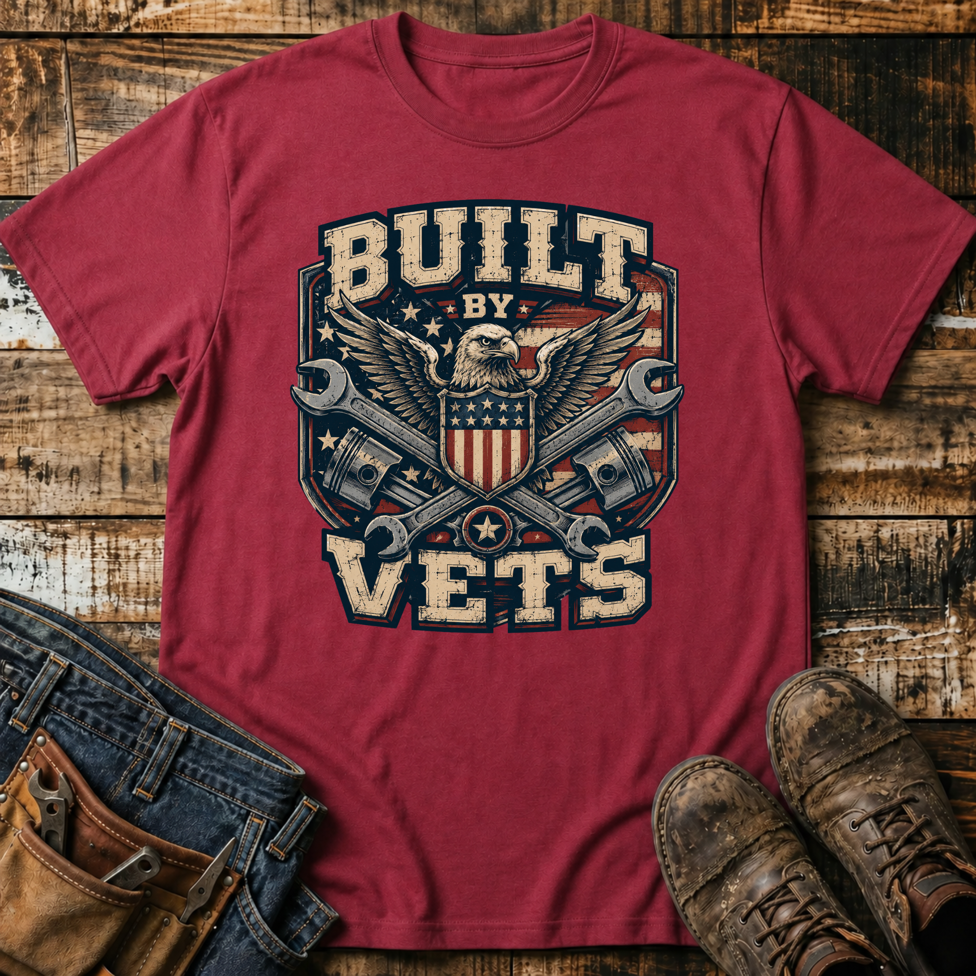 Built By Vets T-Shirt