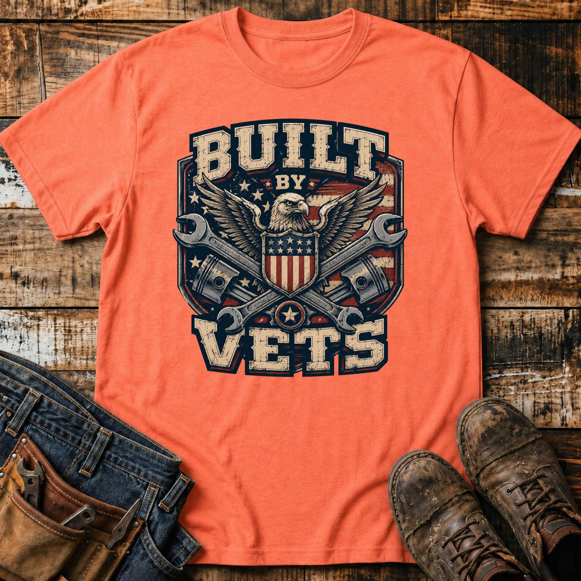 Built By Vets T-Shirt