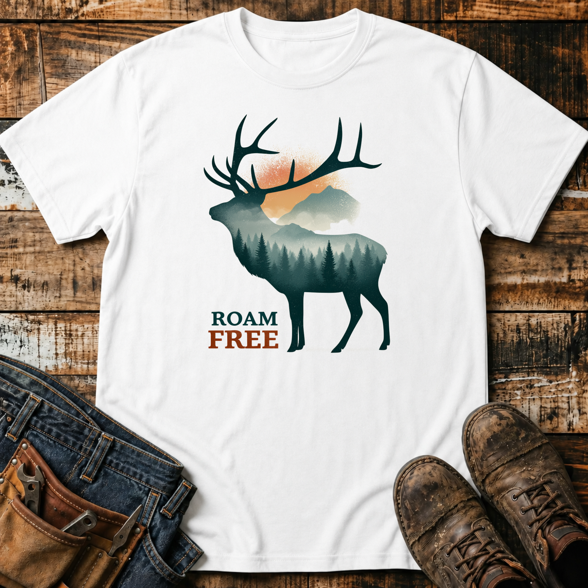 Roam Free Elk T-Shirt