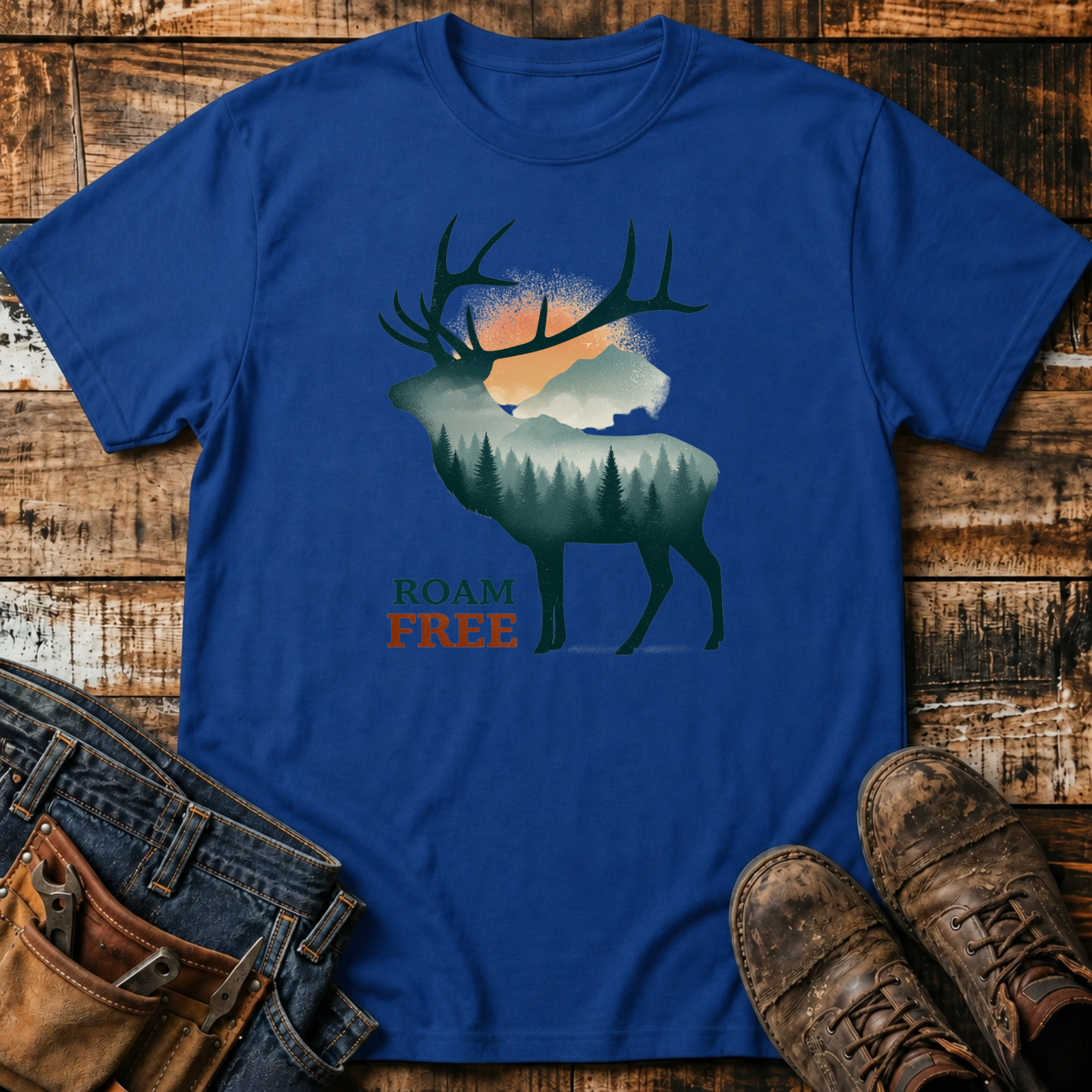 Roam Free Elk T-Shirt