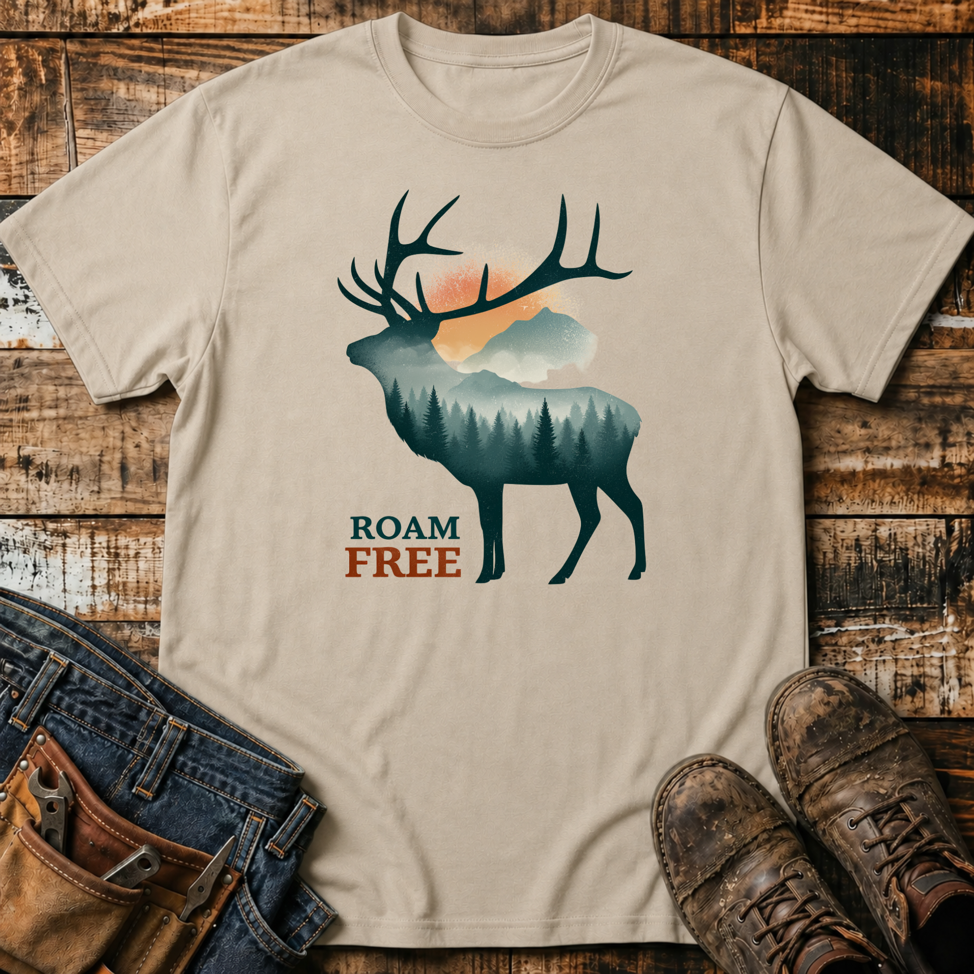 Roam Free Elk T-Shirt