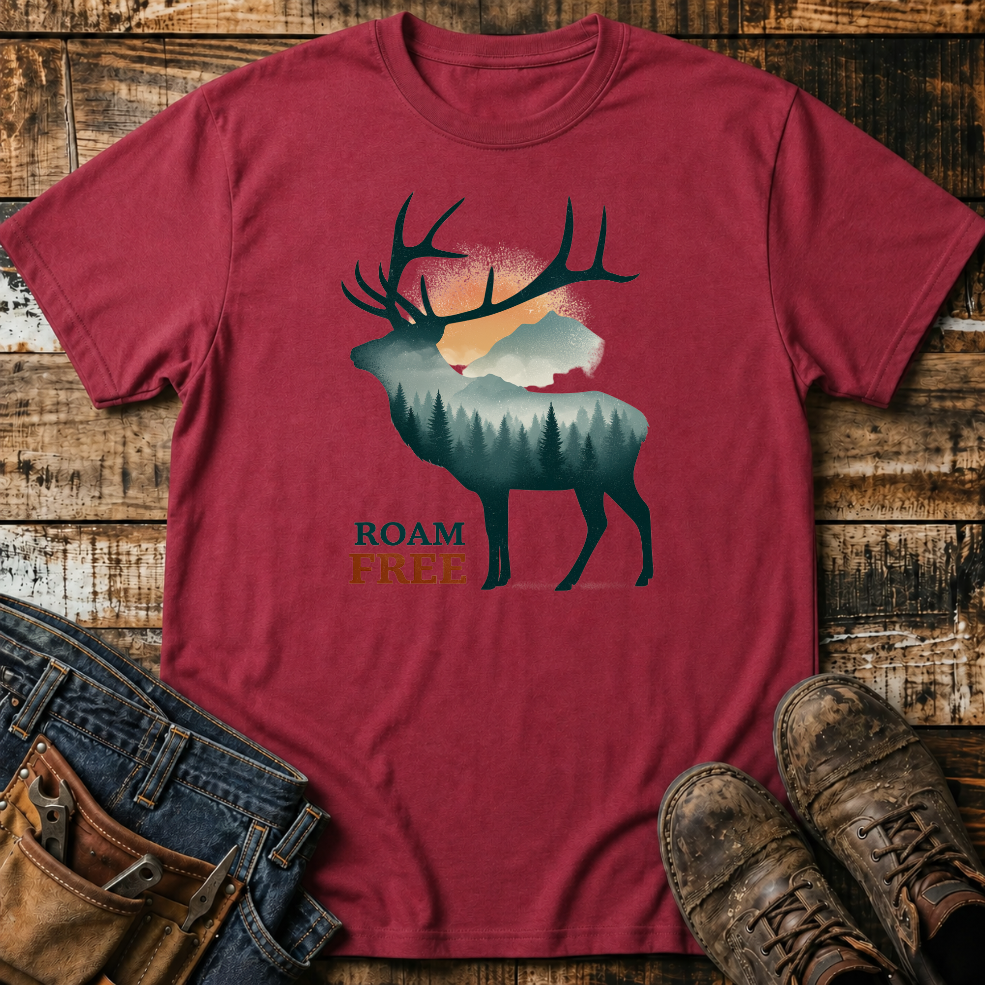 Roam Free Elk T-Shirt