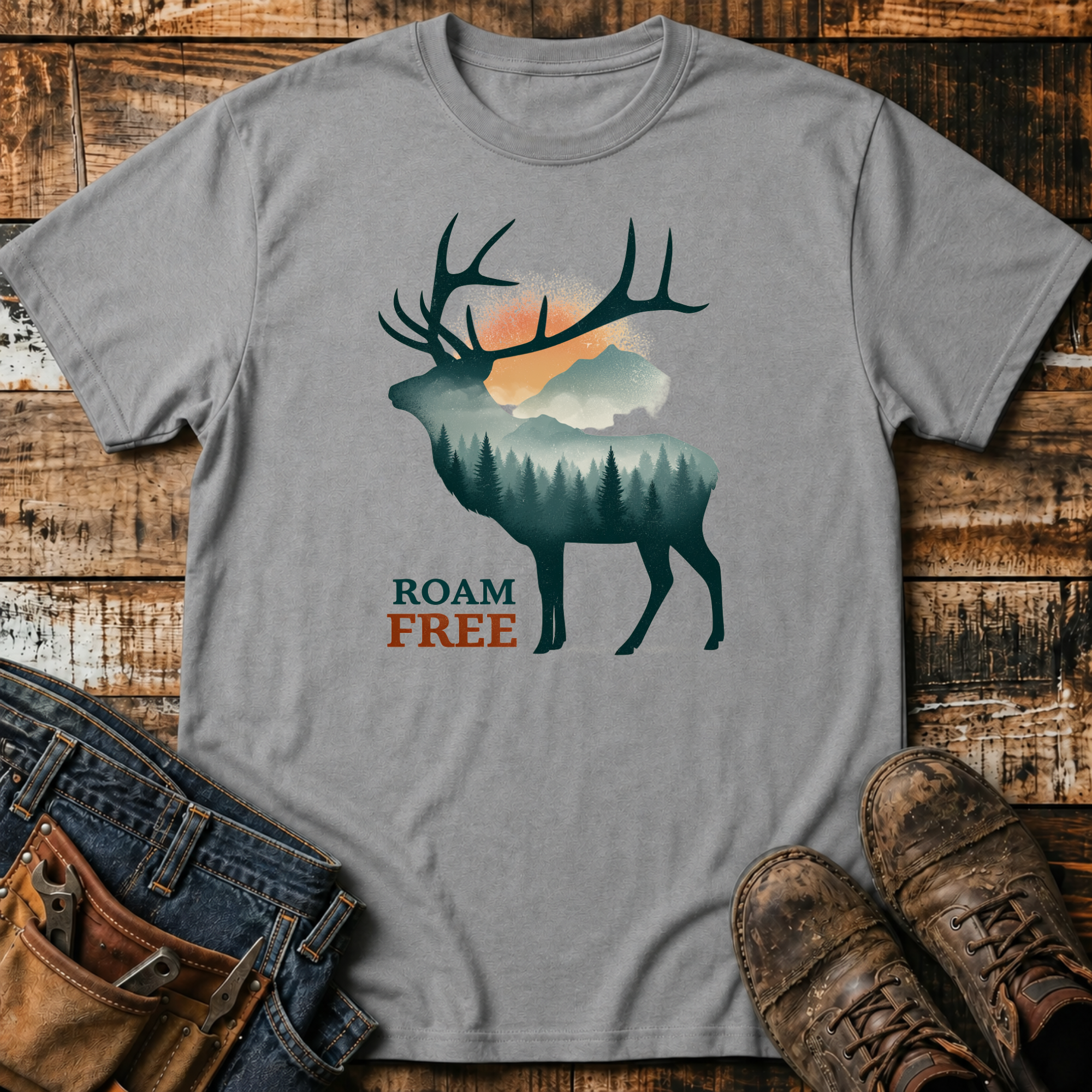 Roam Free Elk T-Shirt