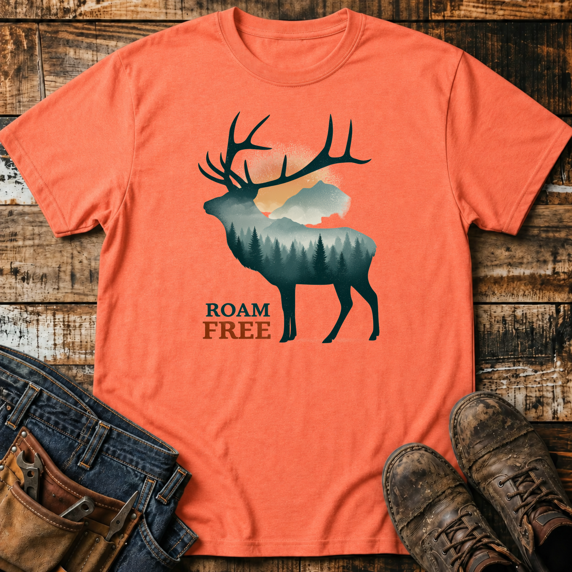 Roam Free Elk T-Shirt